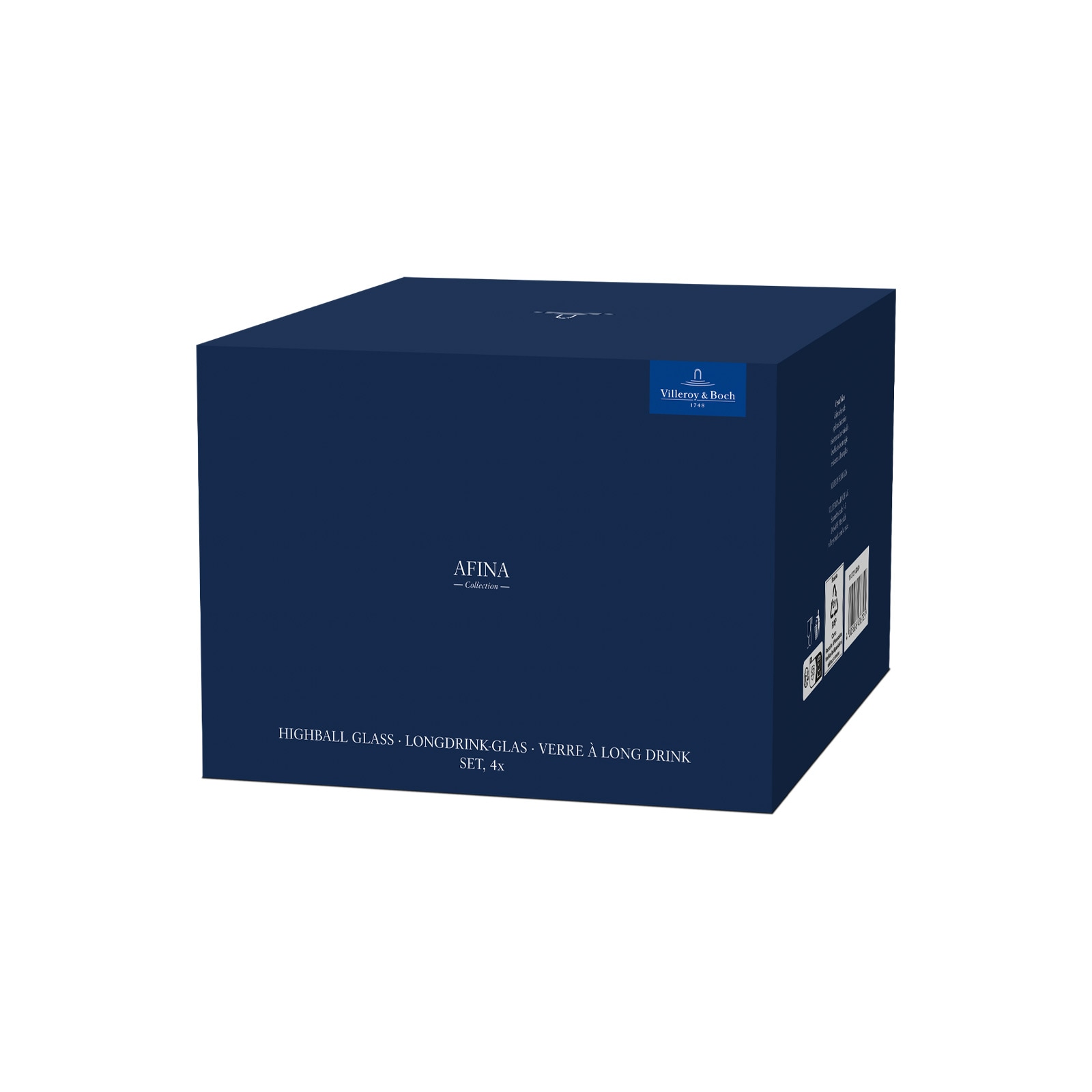 Villeroy & Boch Longdrinkglas »Longdrinkgläser Afina 300 ml 4er Set transparent«