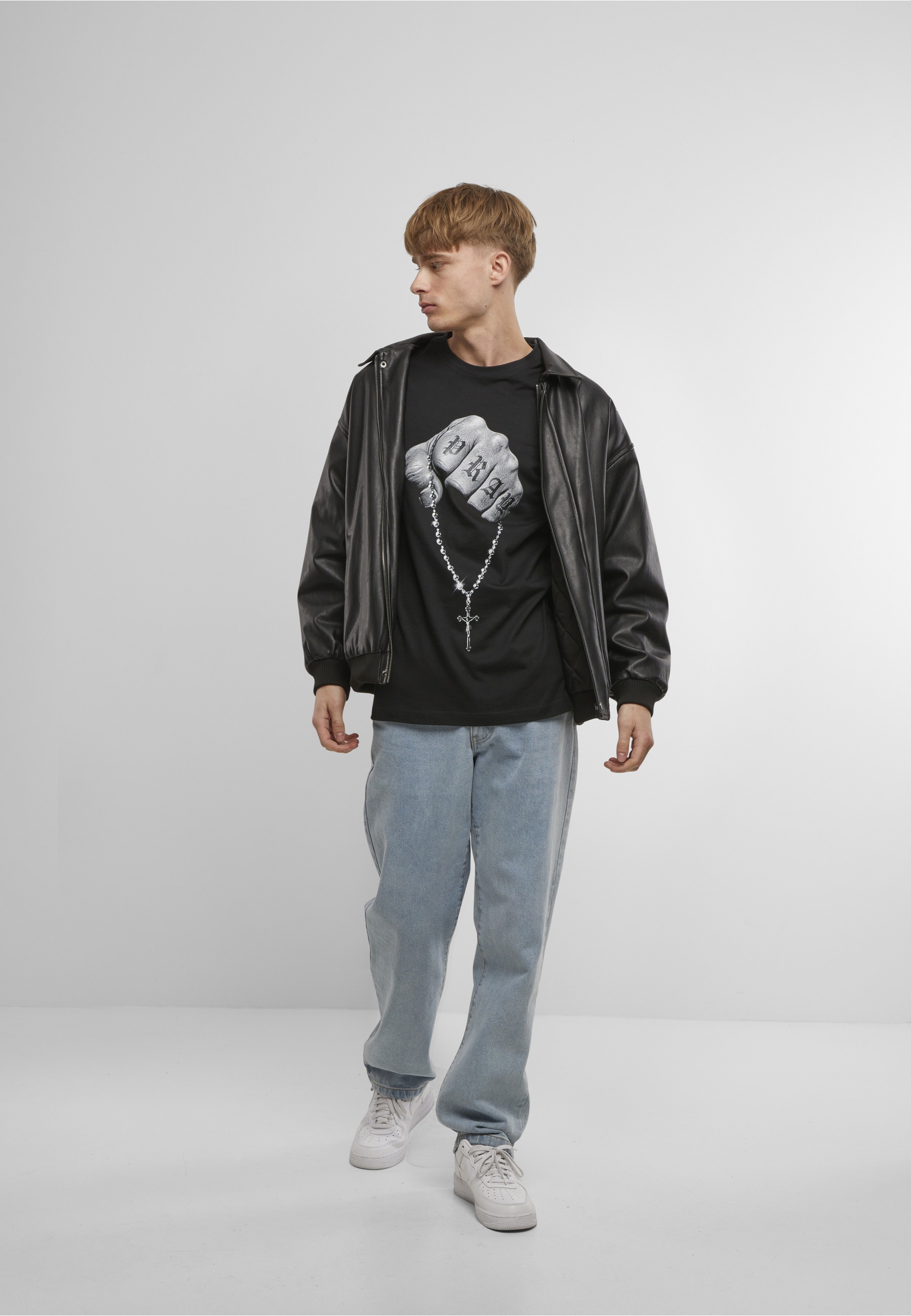 MisterTee T-Shirt »MisterTee Faith Meets Strength Tee« 1 Stk.
