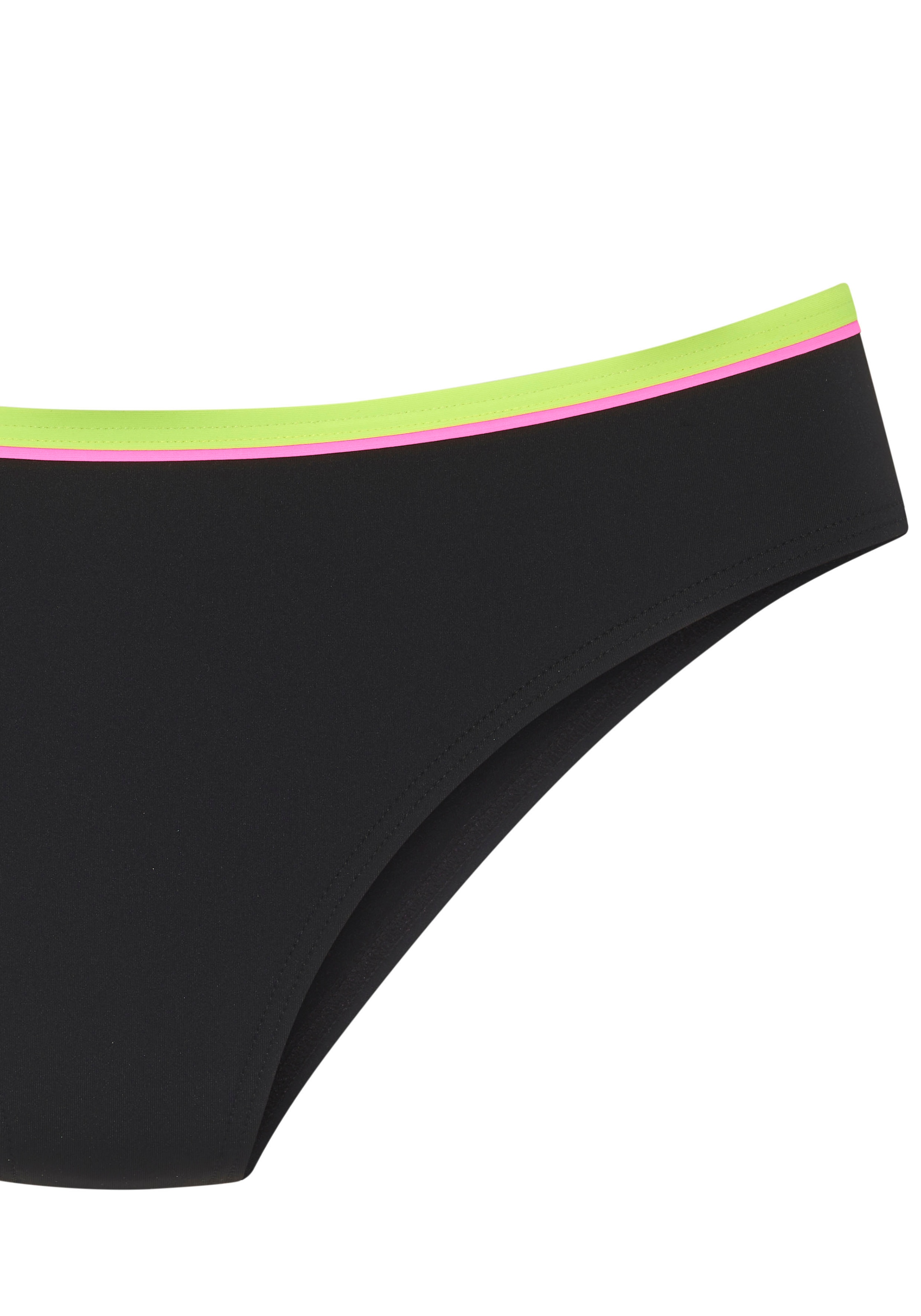 Thumbnail - Buffalo Bikini-Hose "Pop" Mit kontrastfarbigem Bund