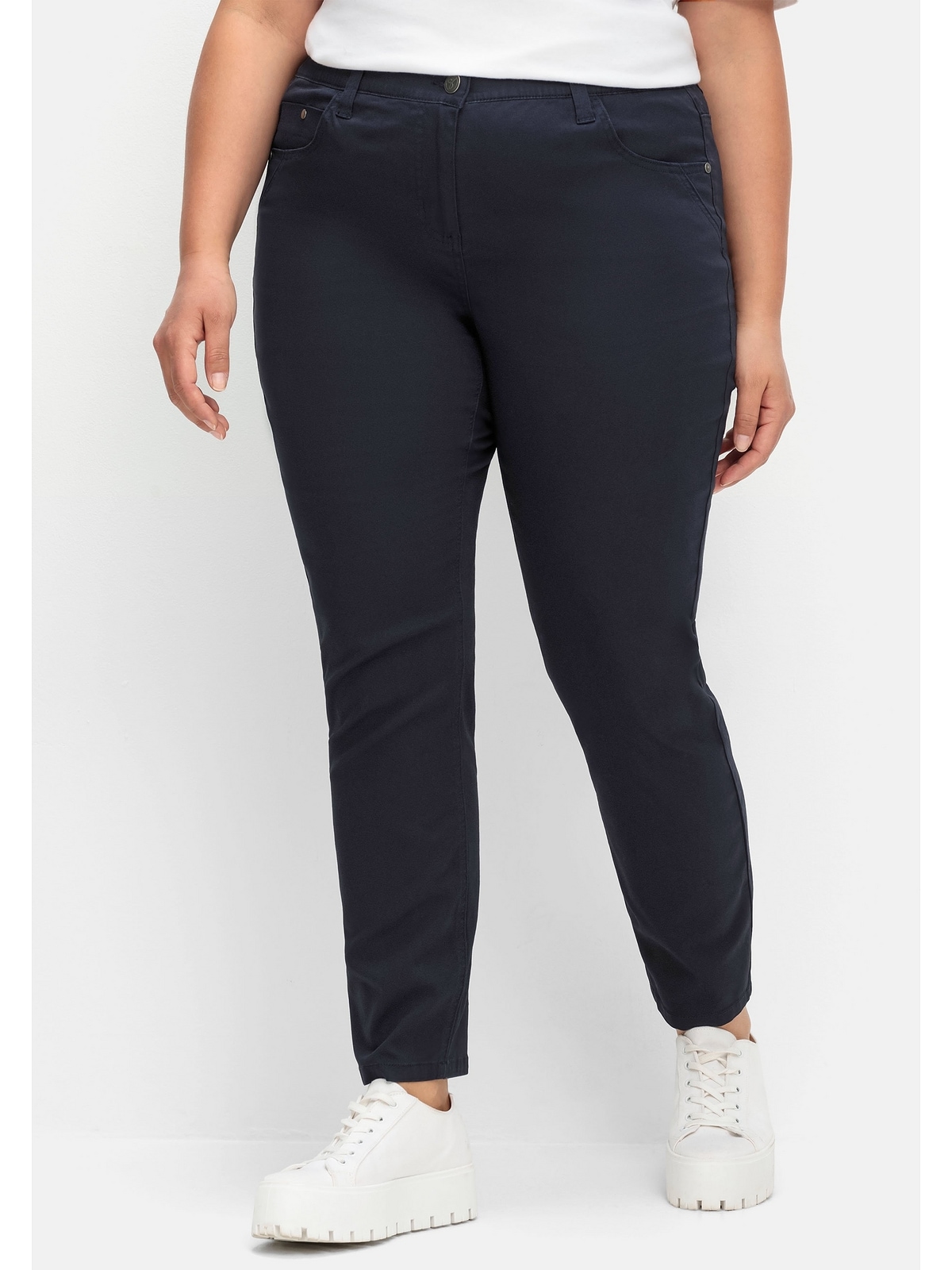 Sheego Stretch-Hose »Große Größen«, im Curvy-Schnitt PIA, mit Gummibund