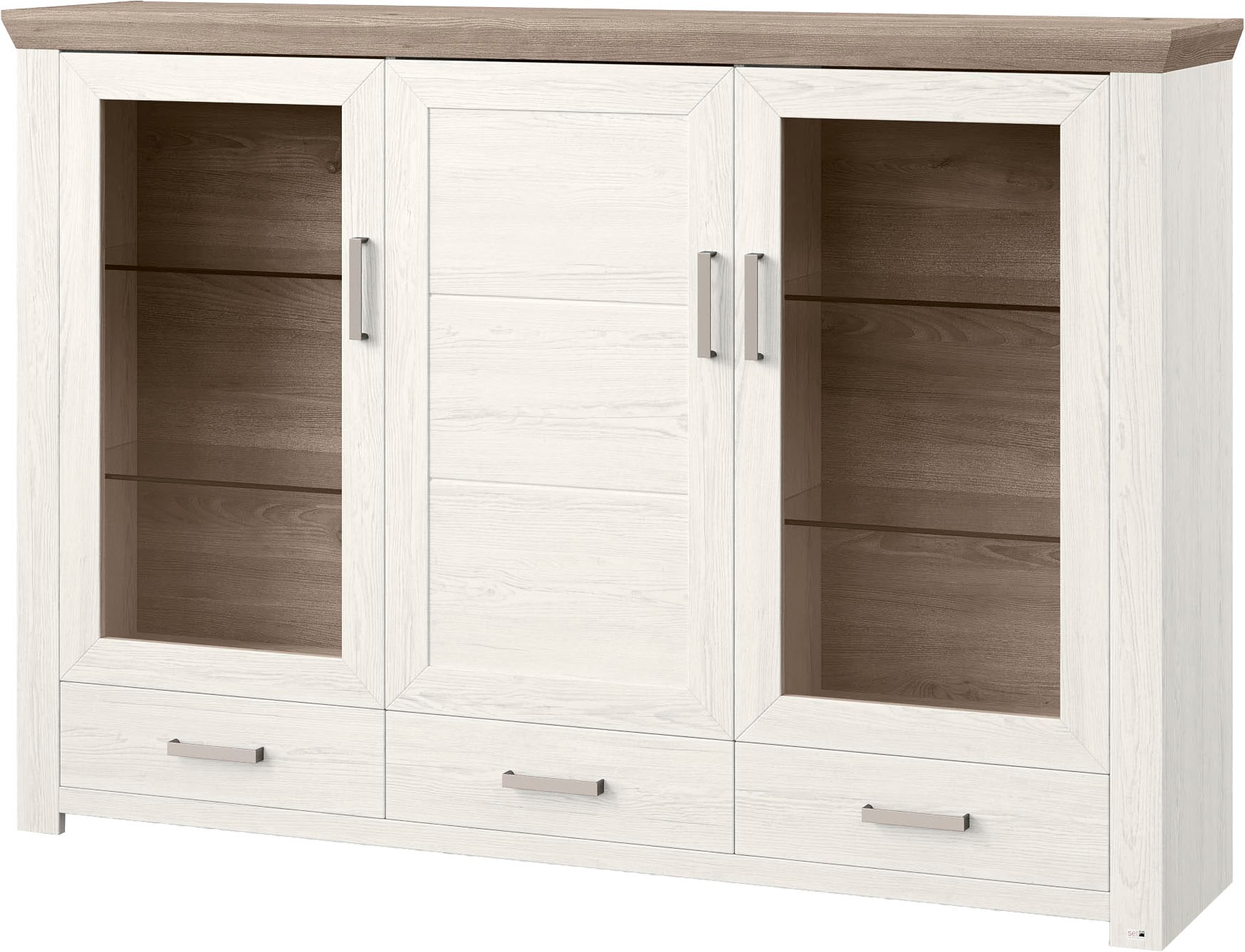 set one by Musterring Highboard »york«, Typ 57,Breite 184 cm