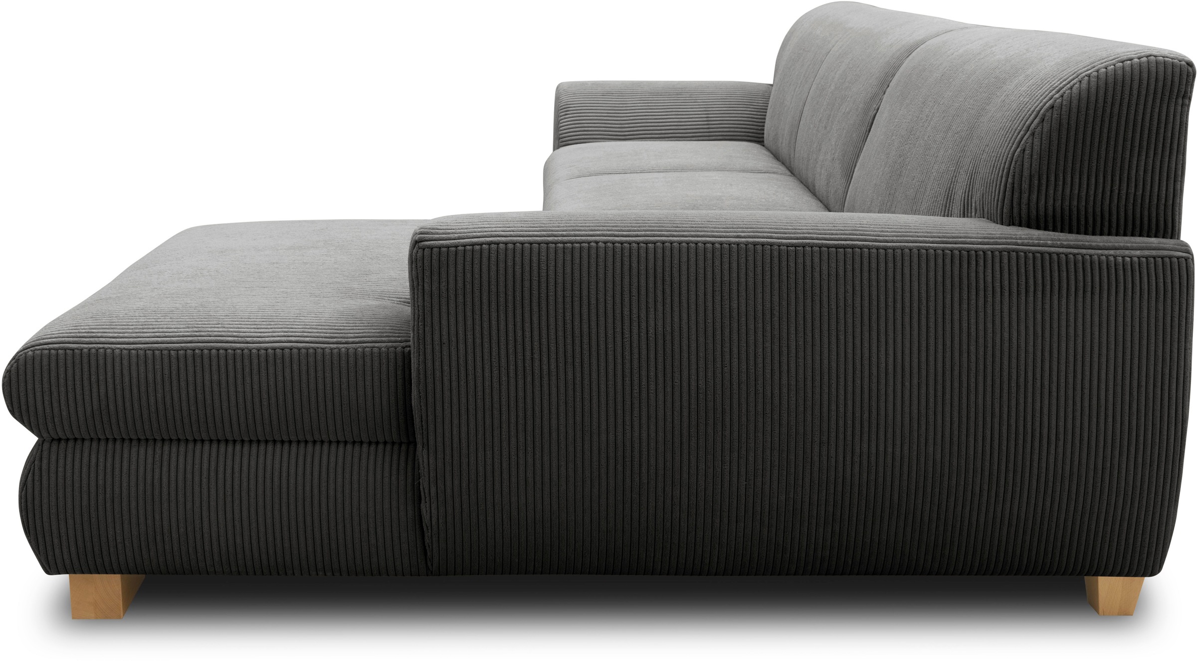 Home affaire Ecksofa »Nika L-Form«, wahlweise mit Bettfunktion, auch in Cord
