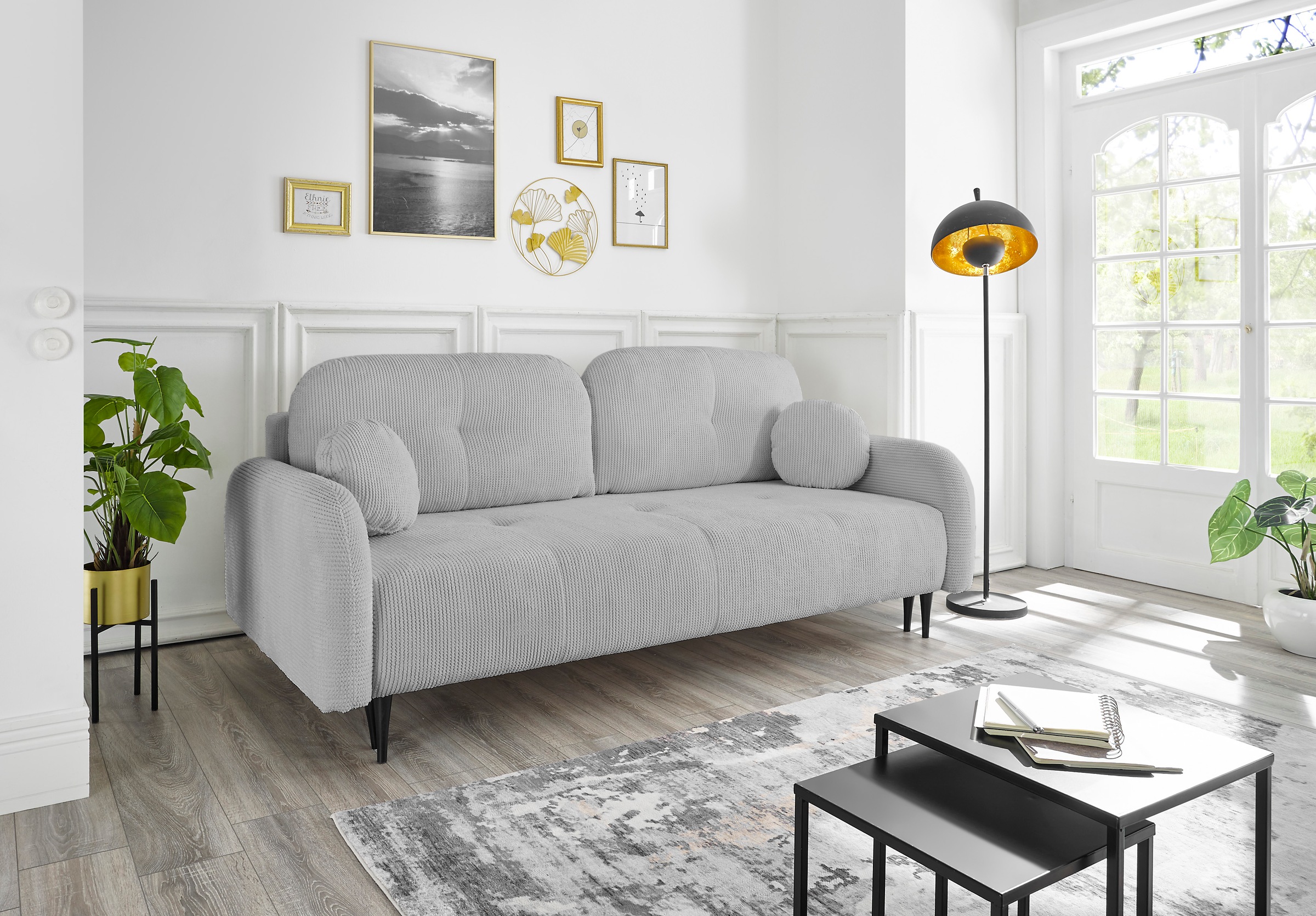 Leonique 2,5-Sitzer »BLAISE«, nachts: Schlafsofa (Liegefläche 140/200 cm), tagsüber 3-Sitzer-Sofa