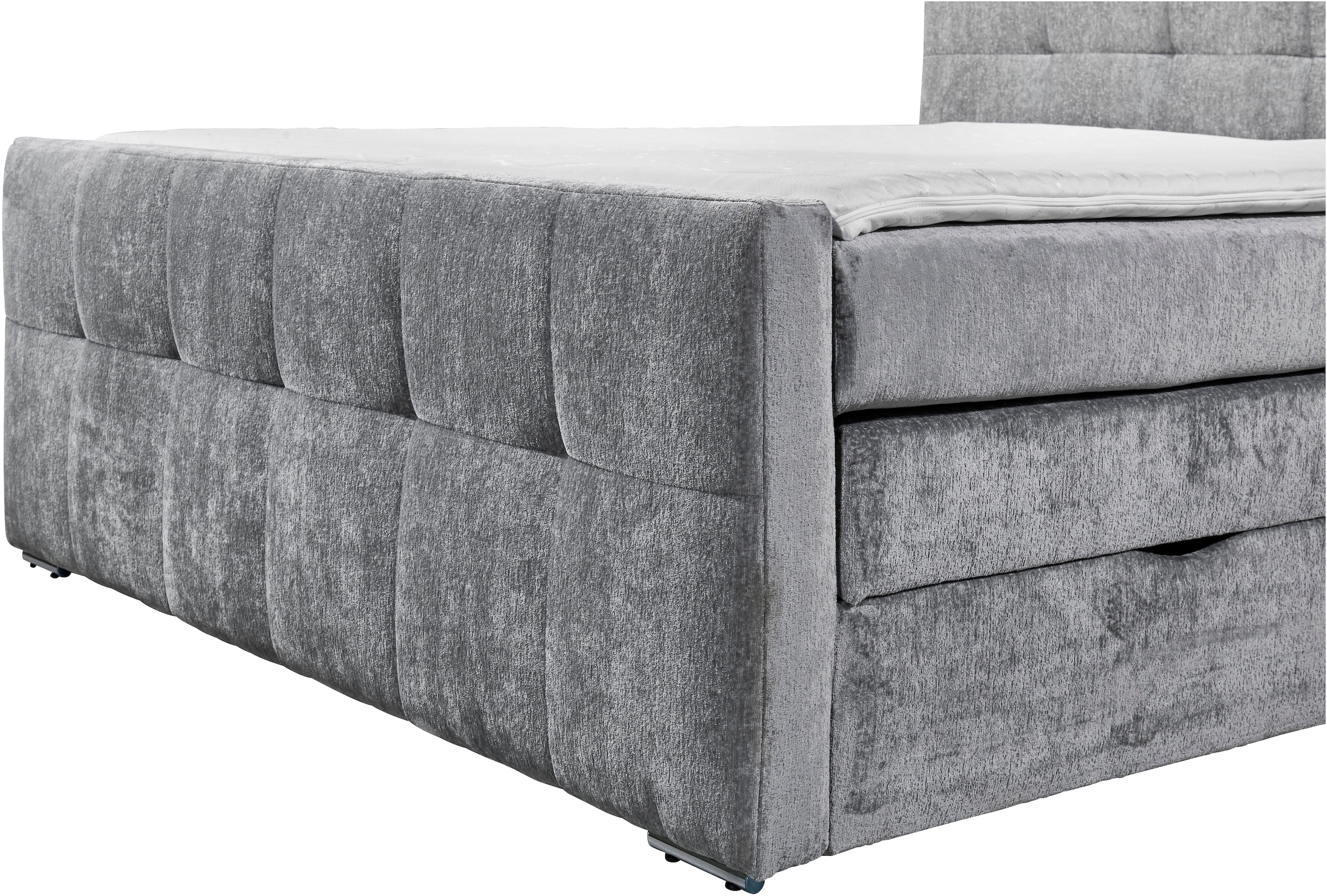 Places of Style Boxspringbett »Rosà«, H3/H3, H3/H4, H4/H4 möglich