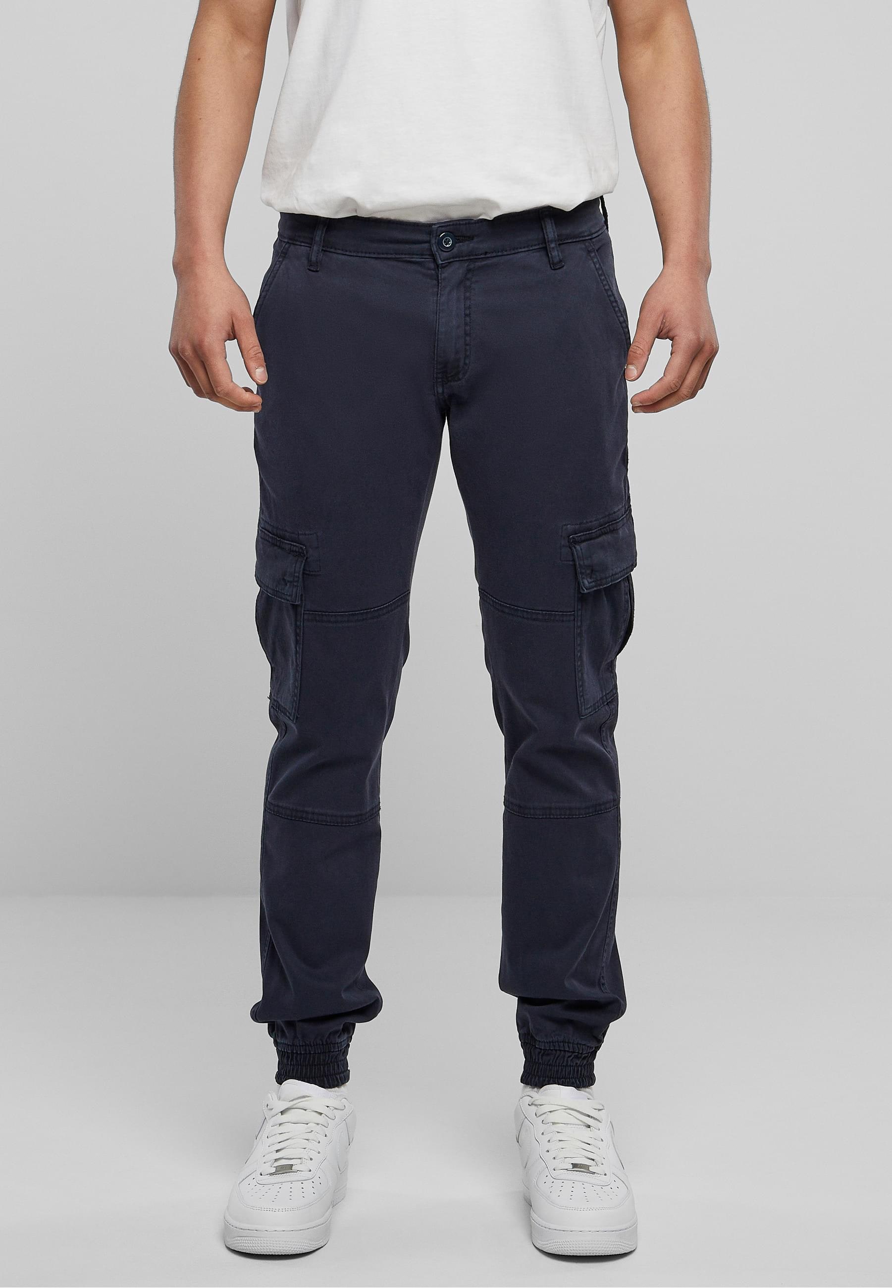 URBAN CLASSICS Cargohose »Urban Classics Herren Washed Cargo Twill Jogging Pants«, (1 tlg.)