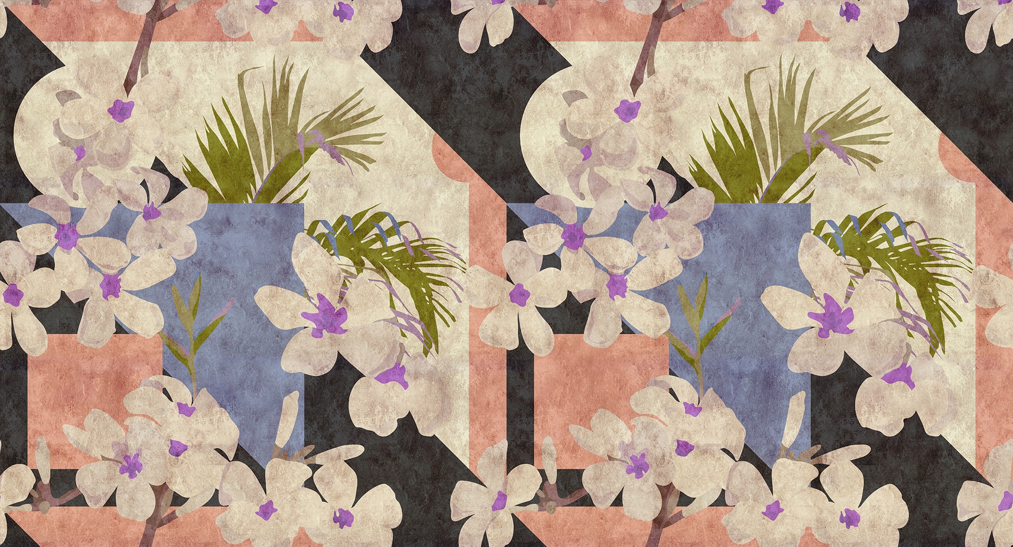 living walls Fototapetas »Walls by Patel Vintage Bl...