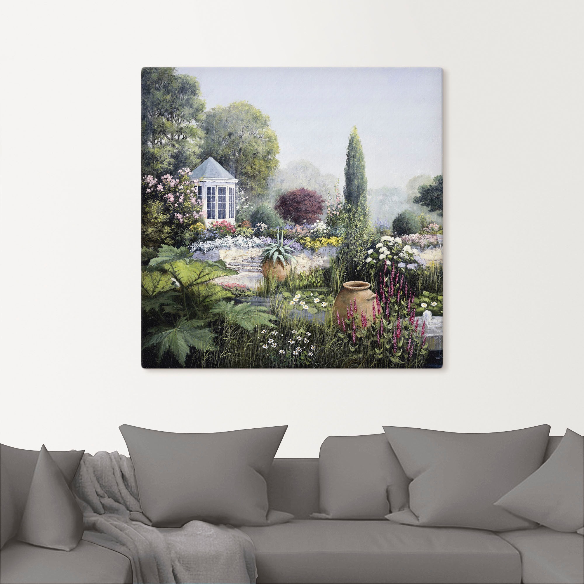 Artland Leinwandbild »Paradies I«, Garten, (1 St.), auf Keilrahmen gespannt