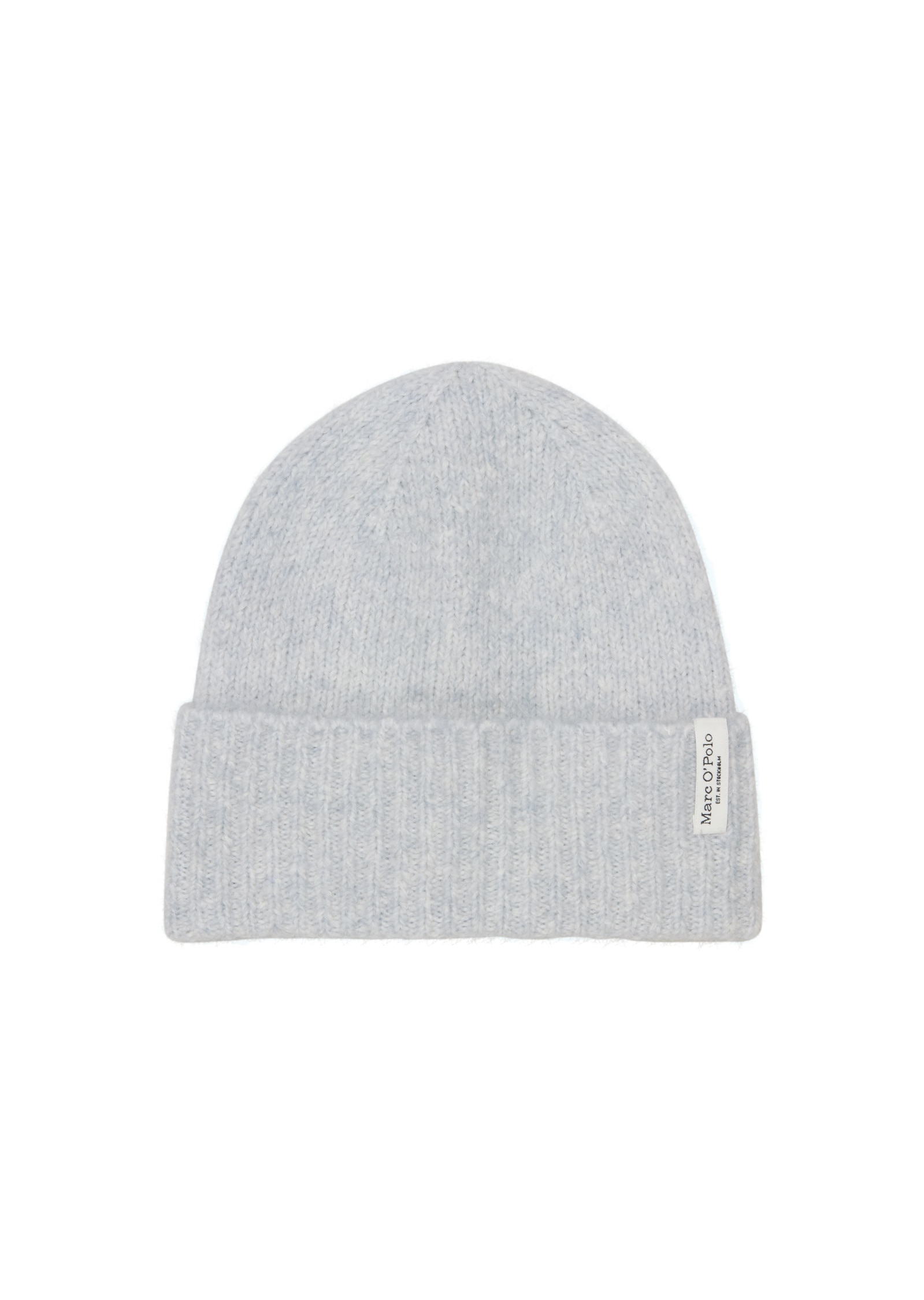 MARC O'POLO Damen Baseball Cap "aus Bio-Baumwoll-Alpakawoll-Mix", weiß, Obermaterial: 38% Baumwolle, 23% Polyester, 19% Alpaka, 19% Wolle