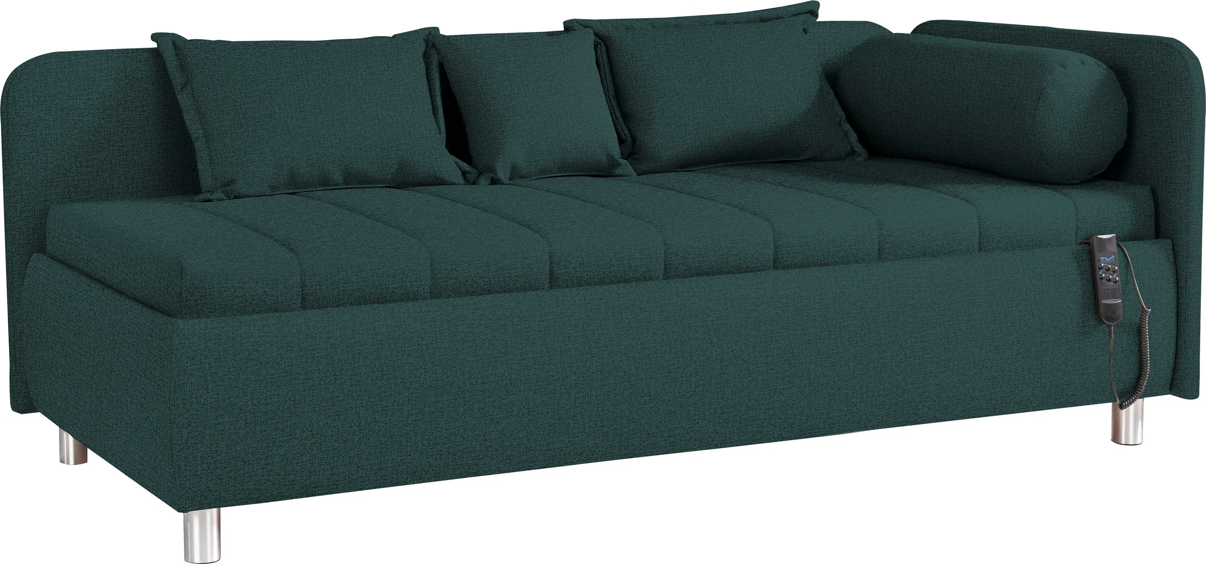 alina Schlafsofa »Kiana«, Liegefläche 90/200 cm oder 100/200 cm, Bettkasten, Zierkissen-Set