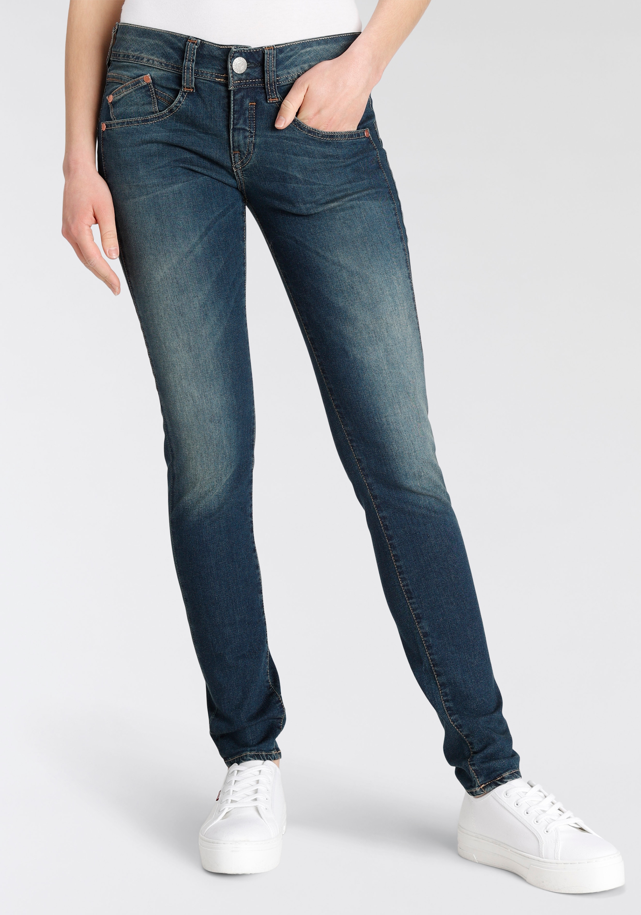 Herrlicher Slim-fit-Jeans "Gila Slim Organic Denim", umweltfreundlich dank Kitotex Technology