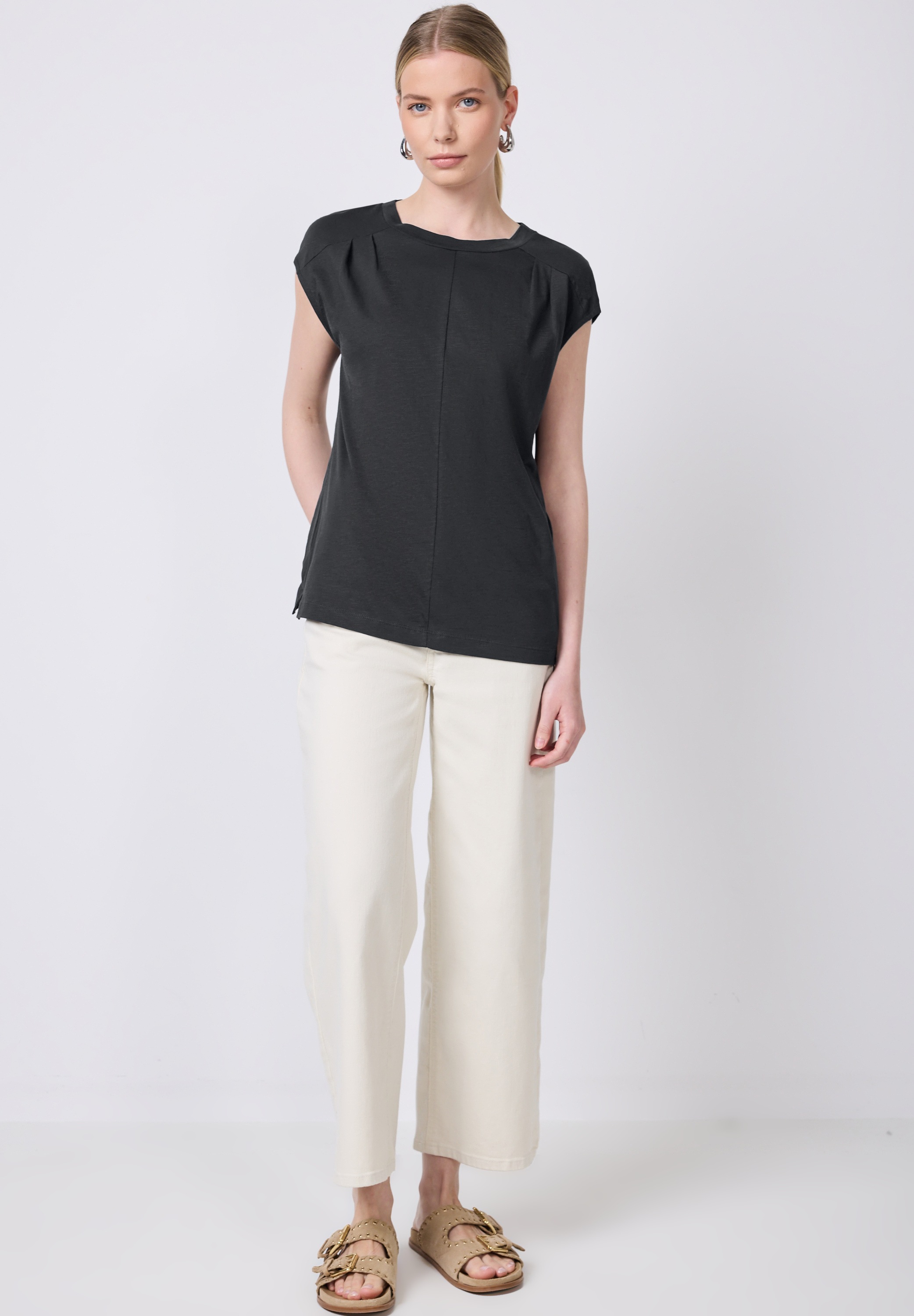 STREET ONE STUDIO T-Shirt, im soften Baumwoll-Mix
