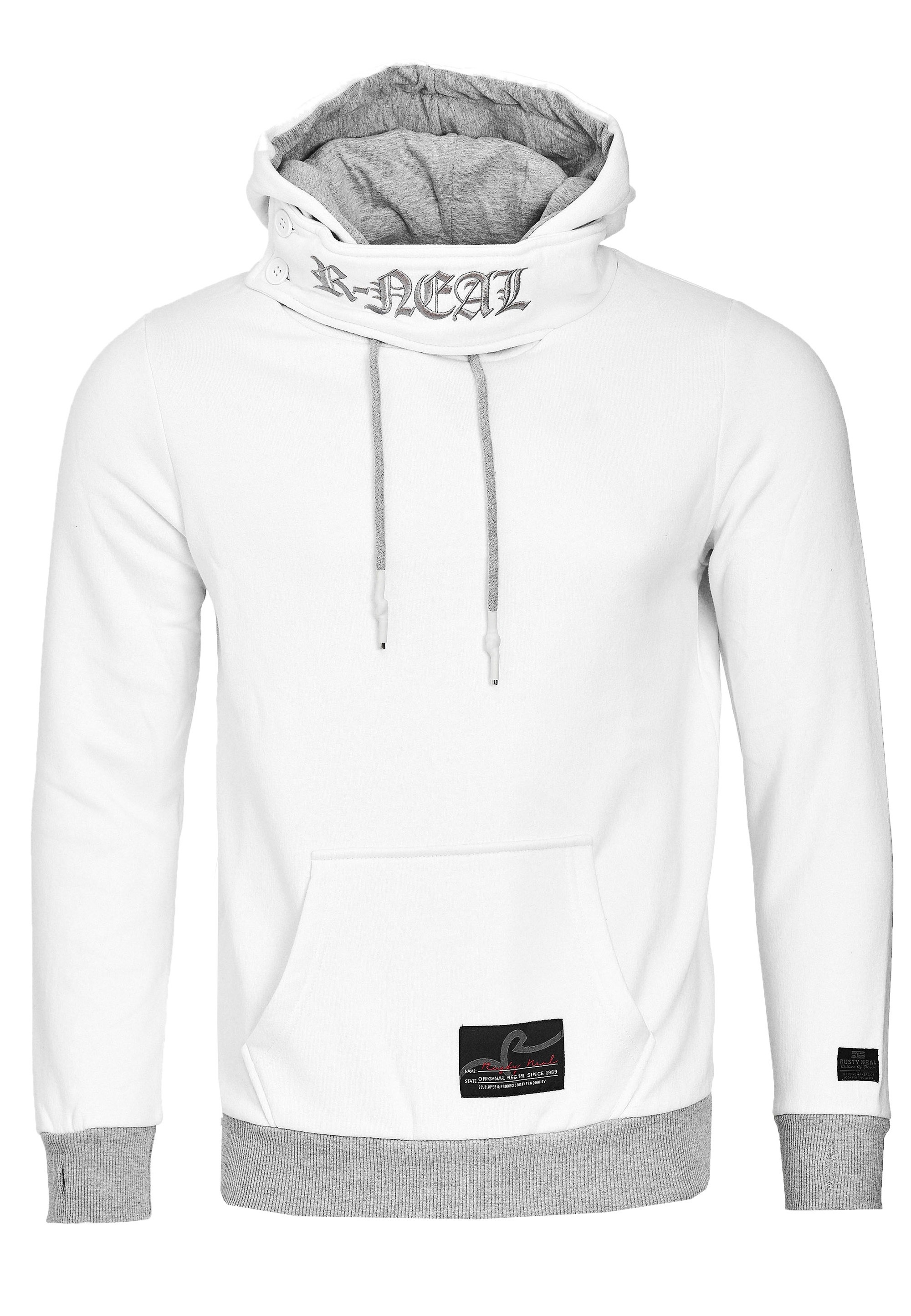 Rusty Neal Kapuzensweatshirt, mit modernem Schnitt