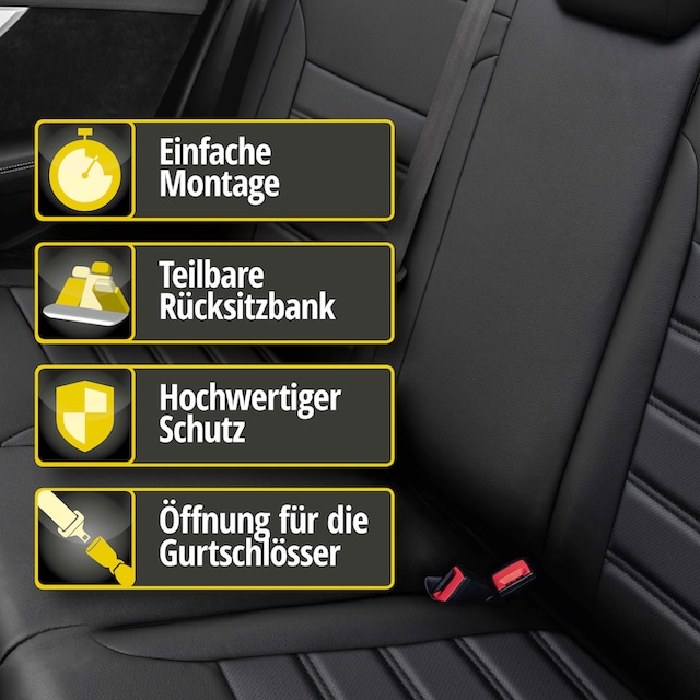 WALSER Autositzbezug, für VW Passat Trendline Baujahr 08/2014 - heute  kaufen | BAUR