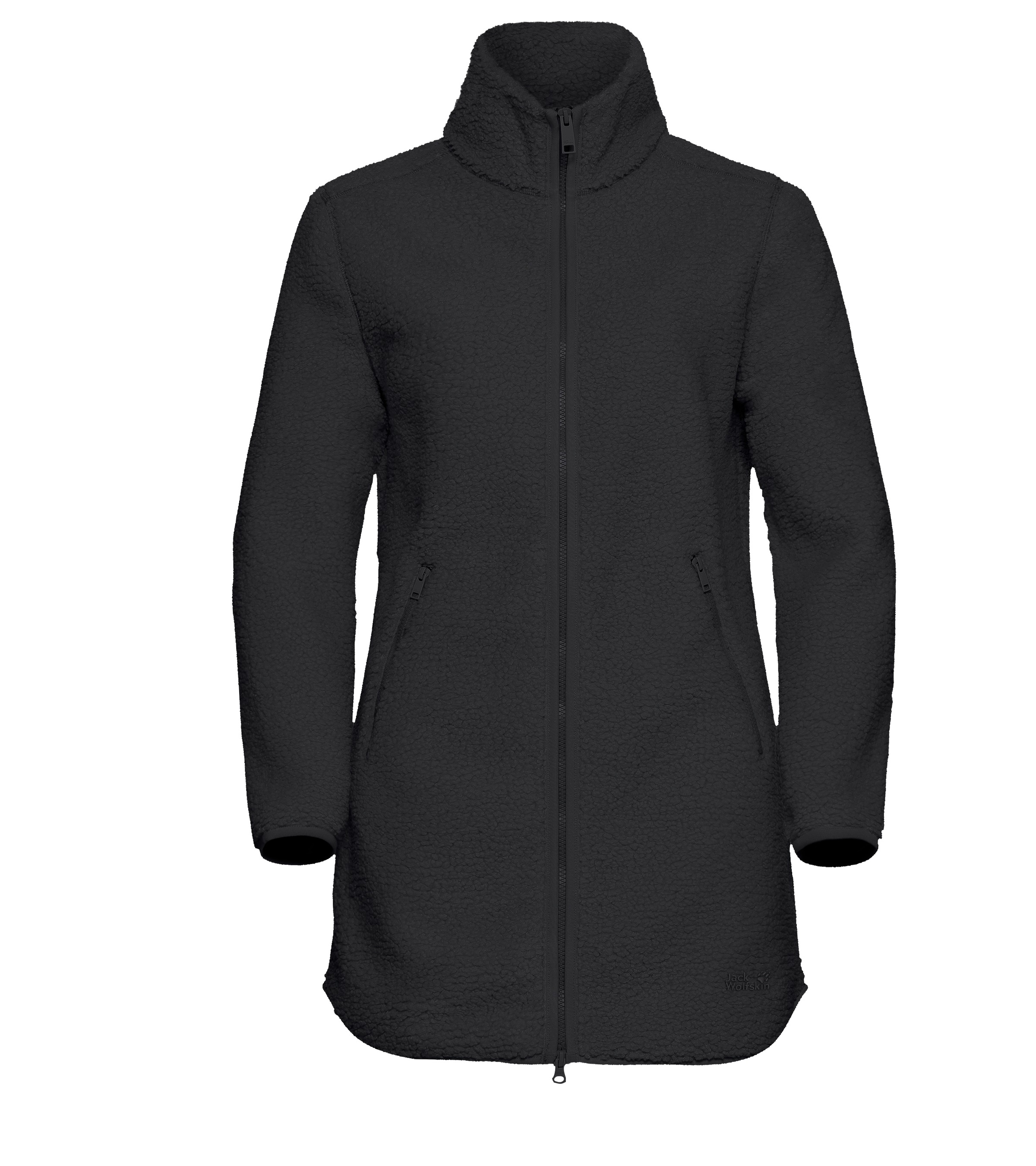 Jack Wolfskin Funktionsmantel »Sherpafleecemantel HIGH CURL COAT W«, Wärmend, winddicht, Übergangsjacke