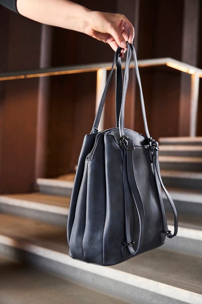 Rieker Henkeltasche, Damen-Tasche, Umhängetasche, auch als Rucksack tragbar