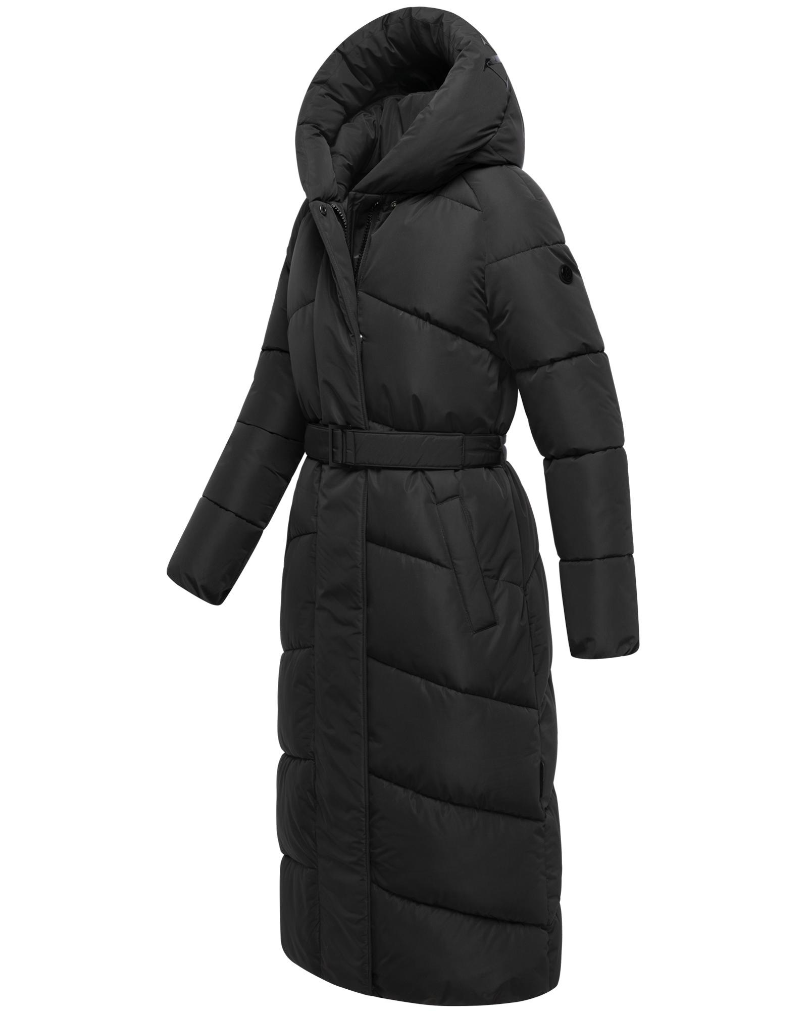 Navahoo Steppmantel »Eisblick 14«, Gesteppter Damen Mantel mit Taillengürtel