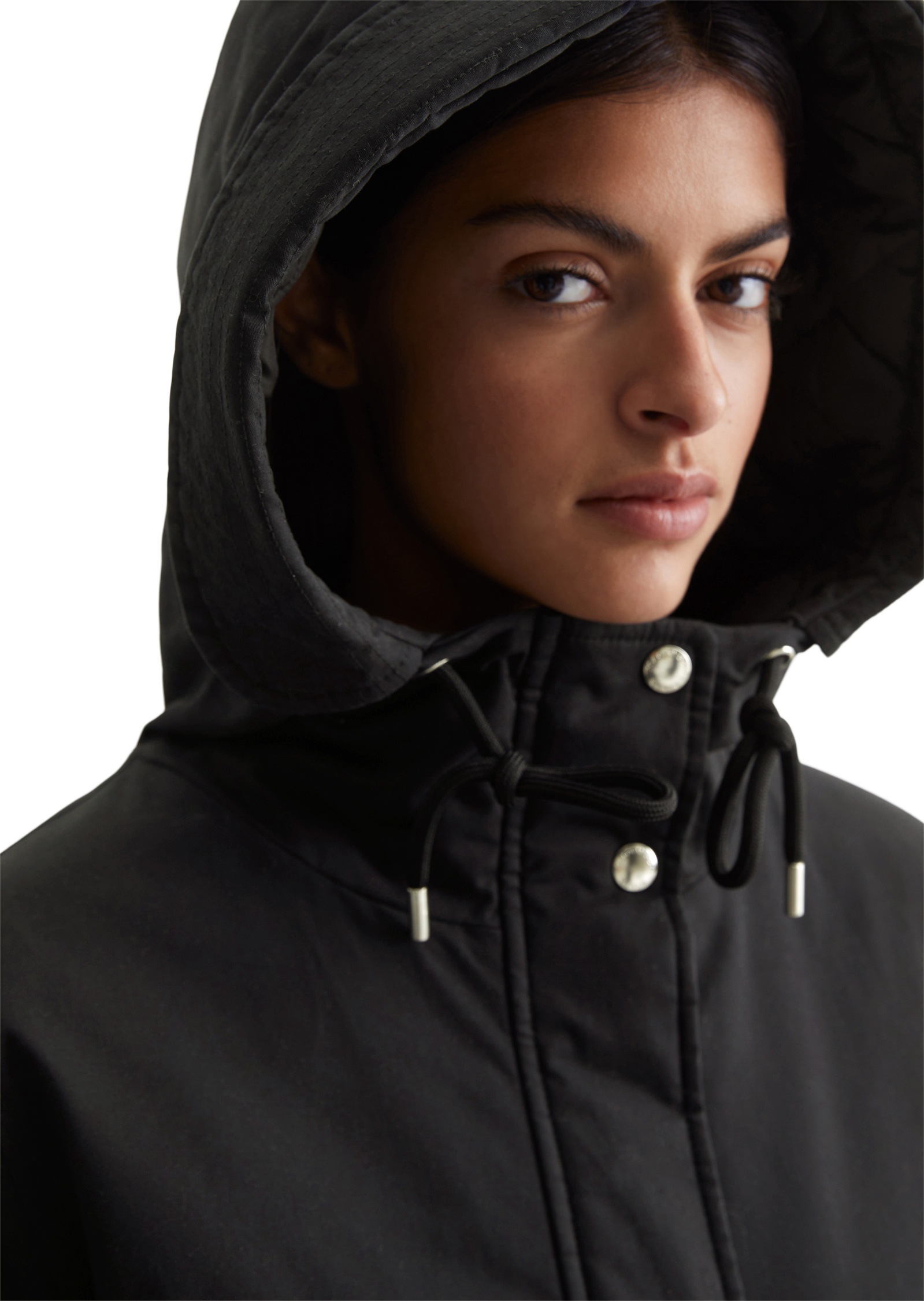 Marc O'Polo Denim Short Coat Black Size XS 3