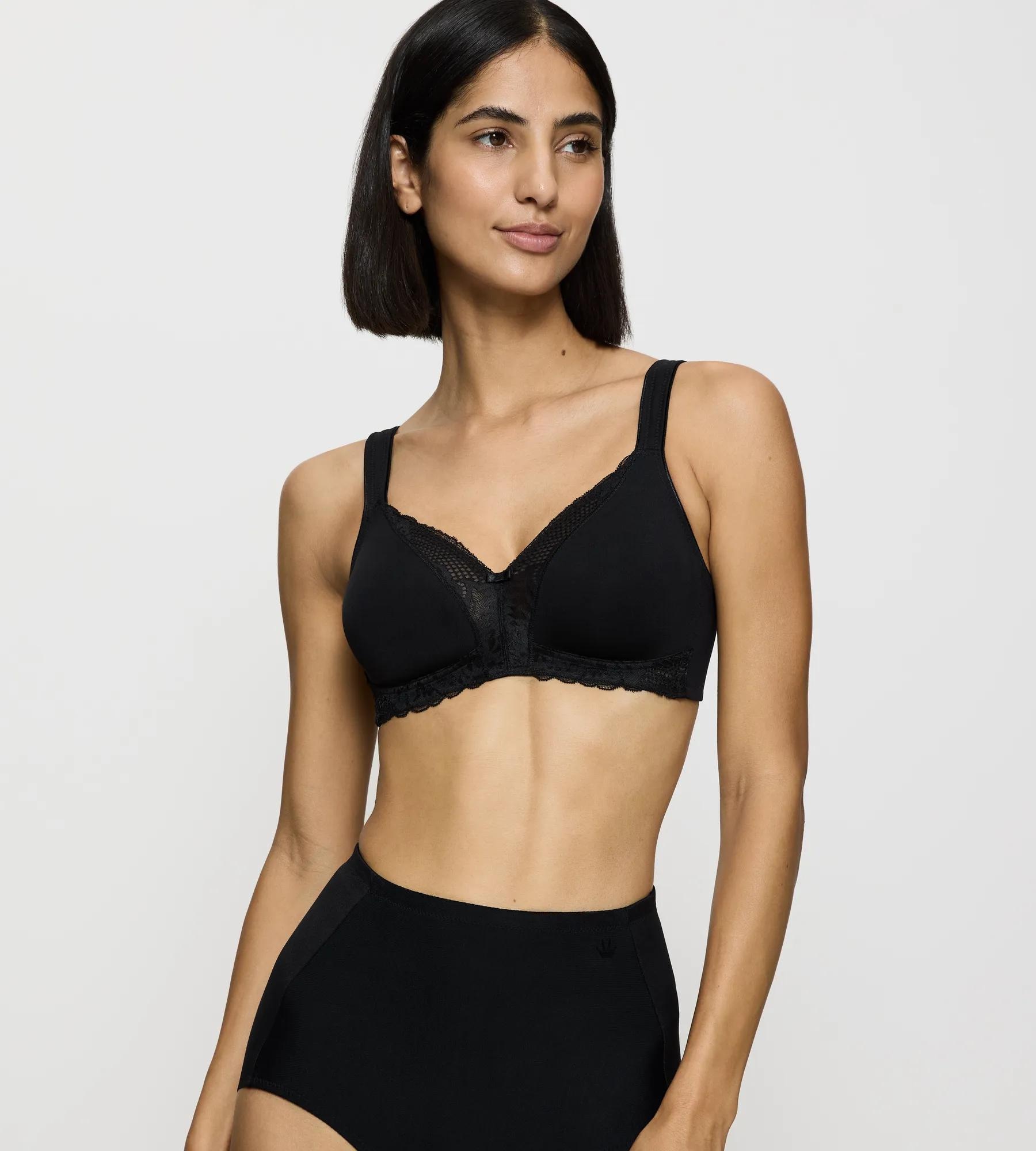Triumph "Modern Lace+Cotton" Spitzeneinsätze, starker Halt ohne Bügel, atmungsaktiv, leicht
