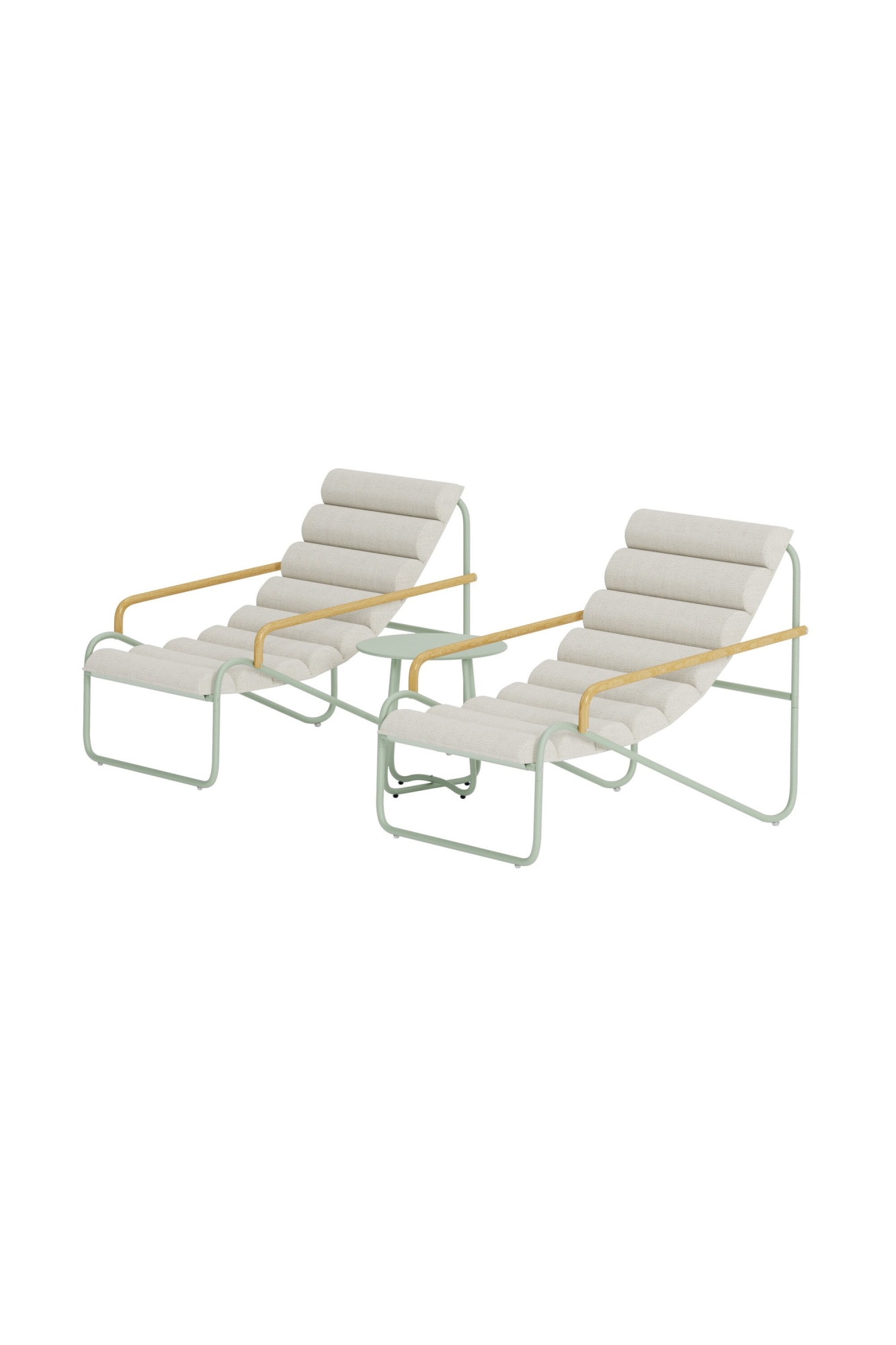 Venture Home Gartenlounge-Set »Ithaka, großzügiges Outdoor-Set für hohen Sitzkomfort« 3 tlg. Loungemöbel mit Stoffbezug, angenehm, weich