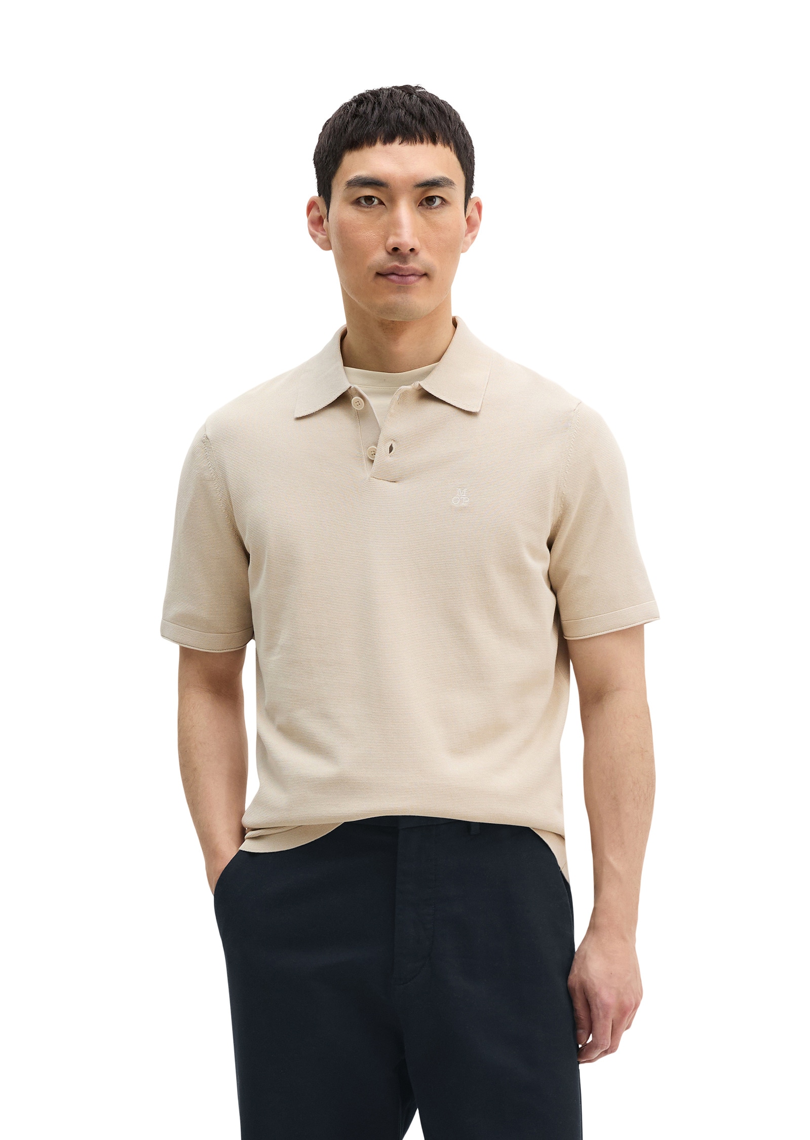 Marc OPolo Strickpullover "aus zertifizierter Bio-Baumwolle"