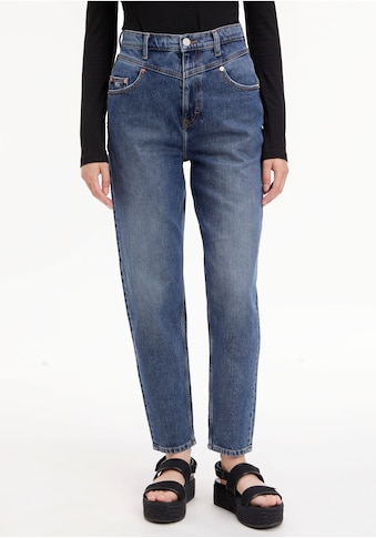 Tommy Jeans Mom-Jeans »MOM JEAN V YOKE UHR TPRD AG6135«, mit beidseitiger Passe &... kaufen