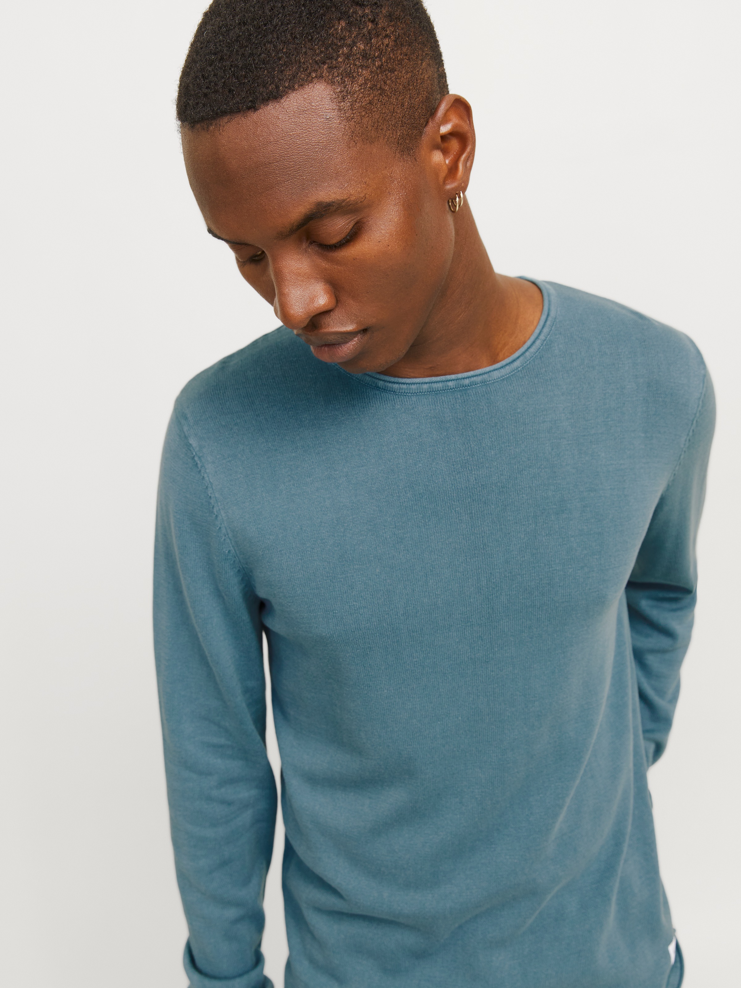 Thumbnail - Jack & Jones Strickpullover "JJELEO KNIT CREW NECK NOOS" mit Rundhalsausschnitt