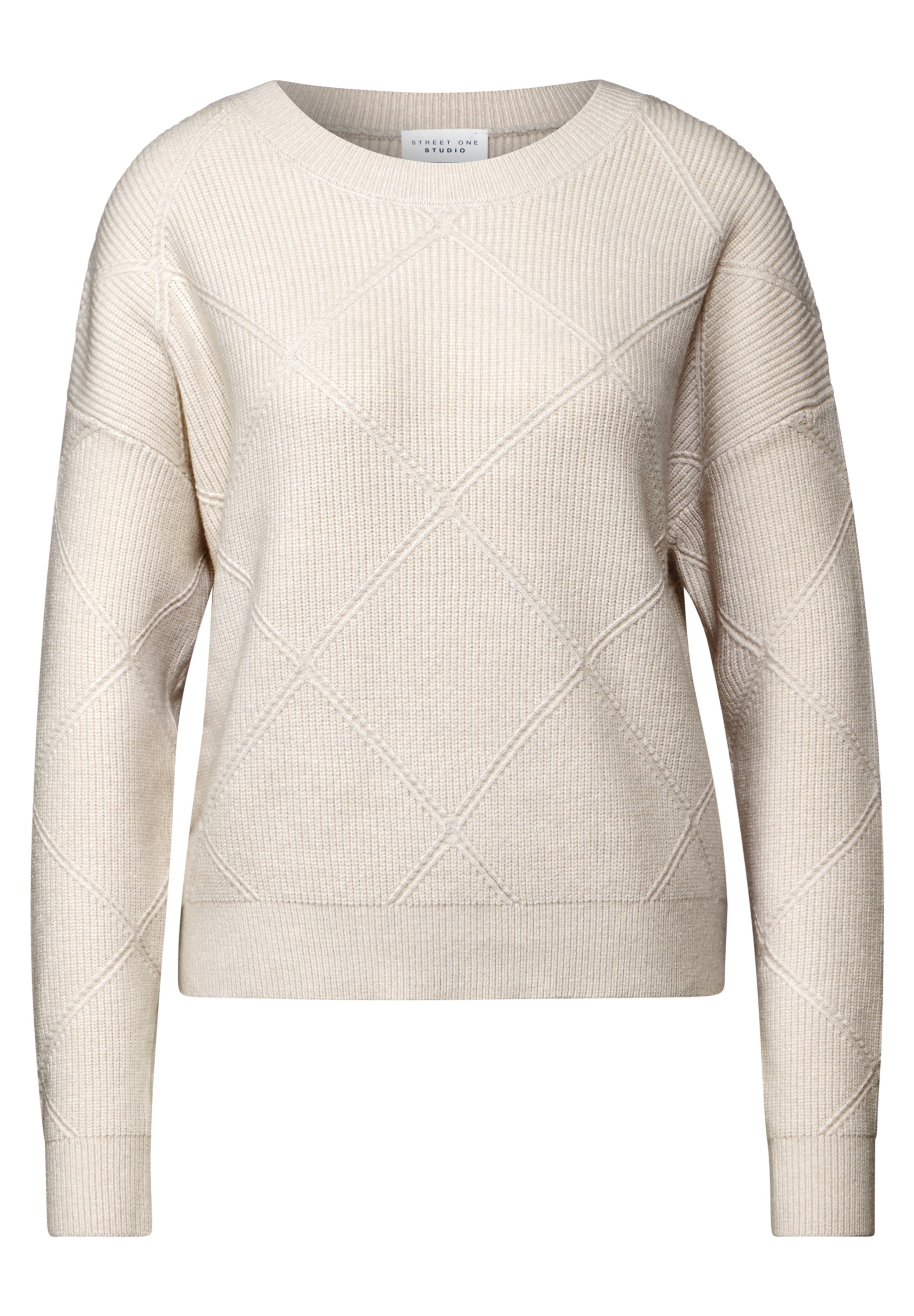 STREET ONE STUDIO Strickpullover, aus softem Materialmix
