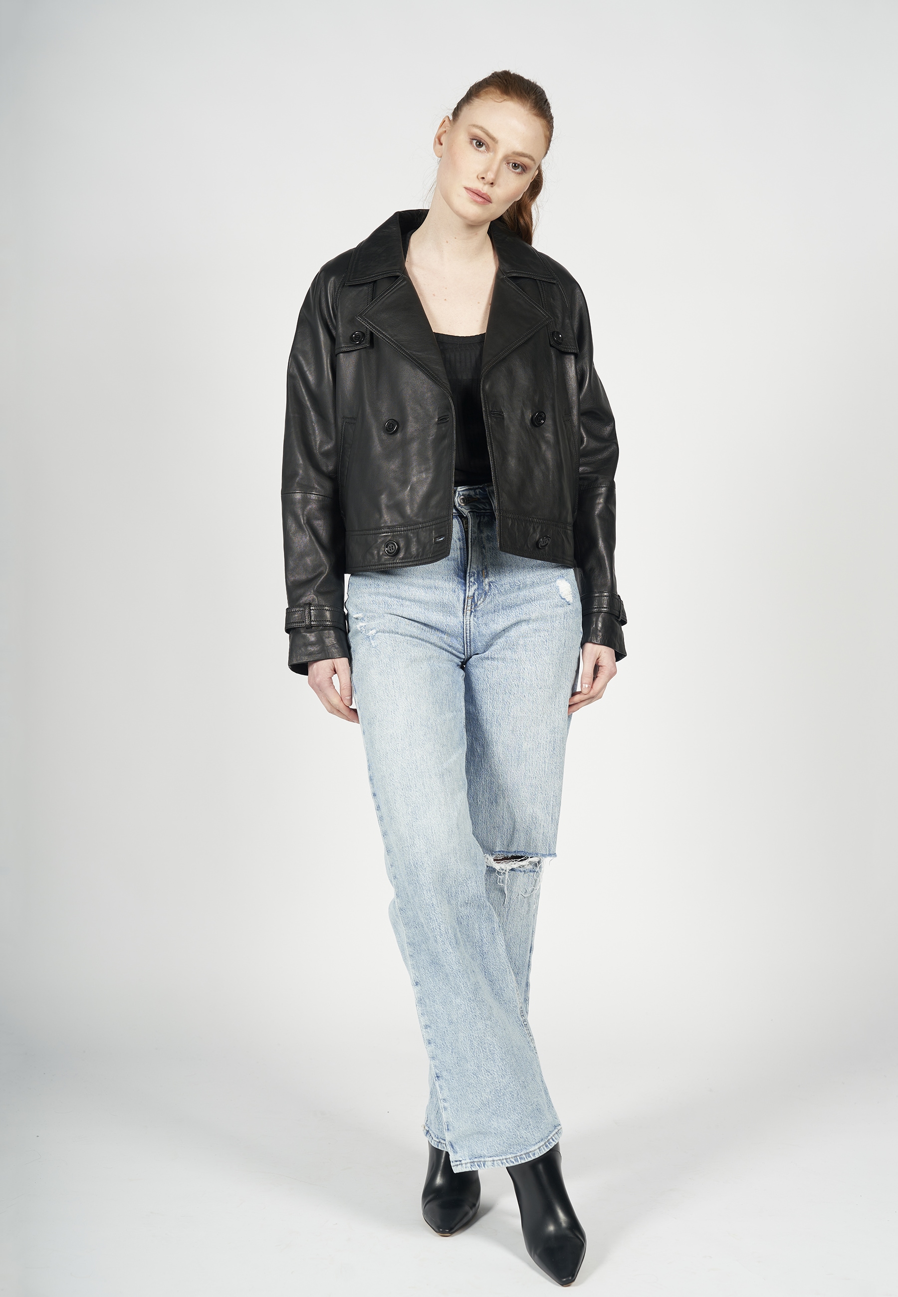 Freaky Nation Lederjacke »Out of the line-FN«