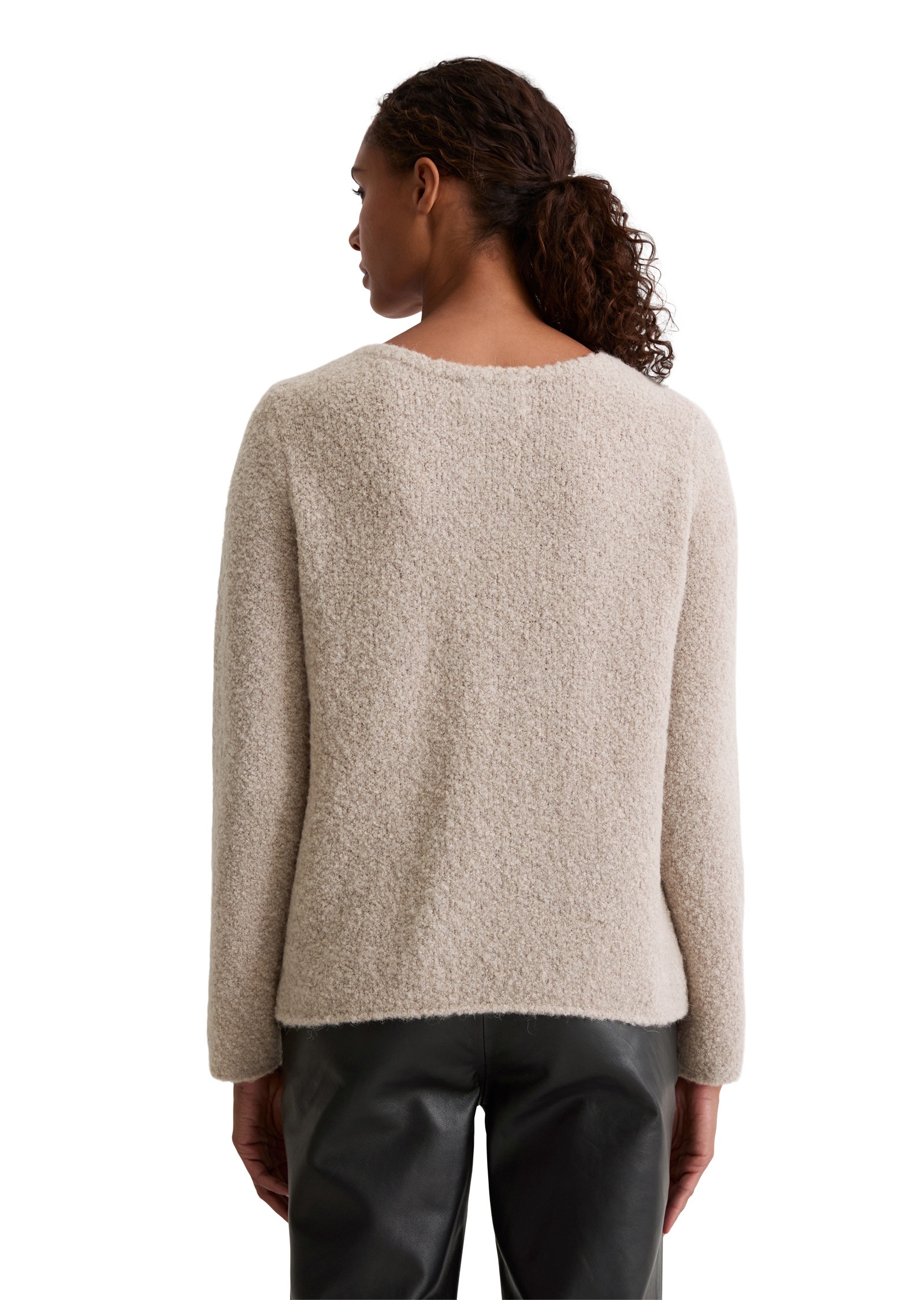 Thumbnail - Marc OPolo Rundhalspullover "aus Schurwolle-Alpakawolle-Mix"