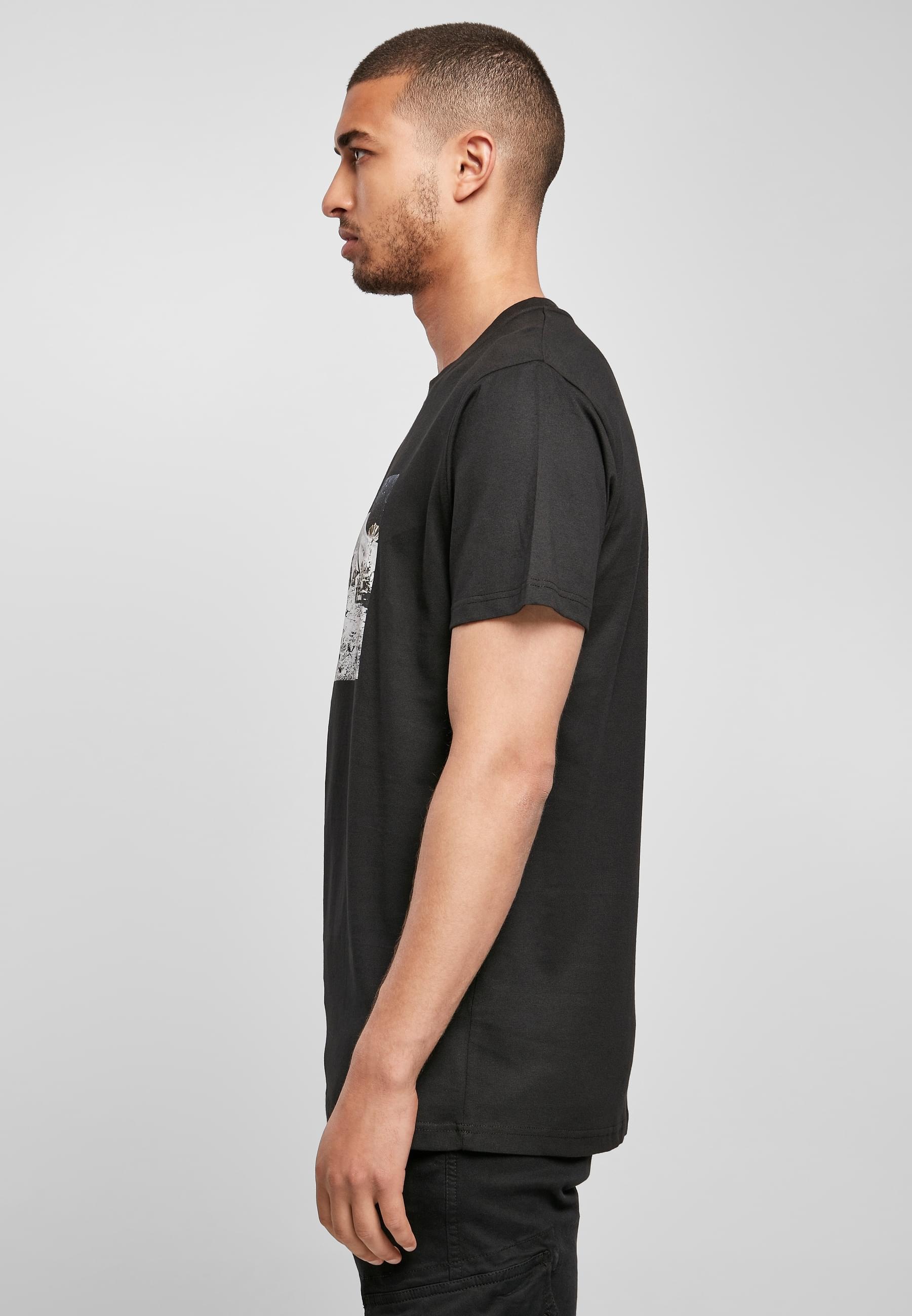 MisterTee T-Shirt »MisterTee Herren Pizza Moon Landing Tee«, (1 tlg.)