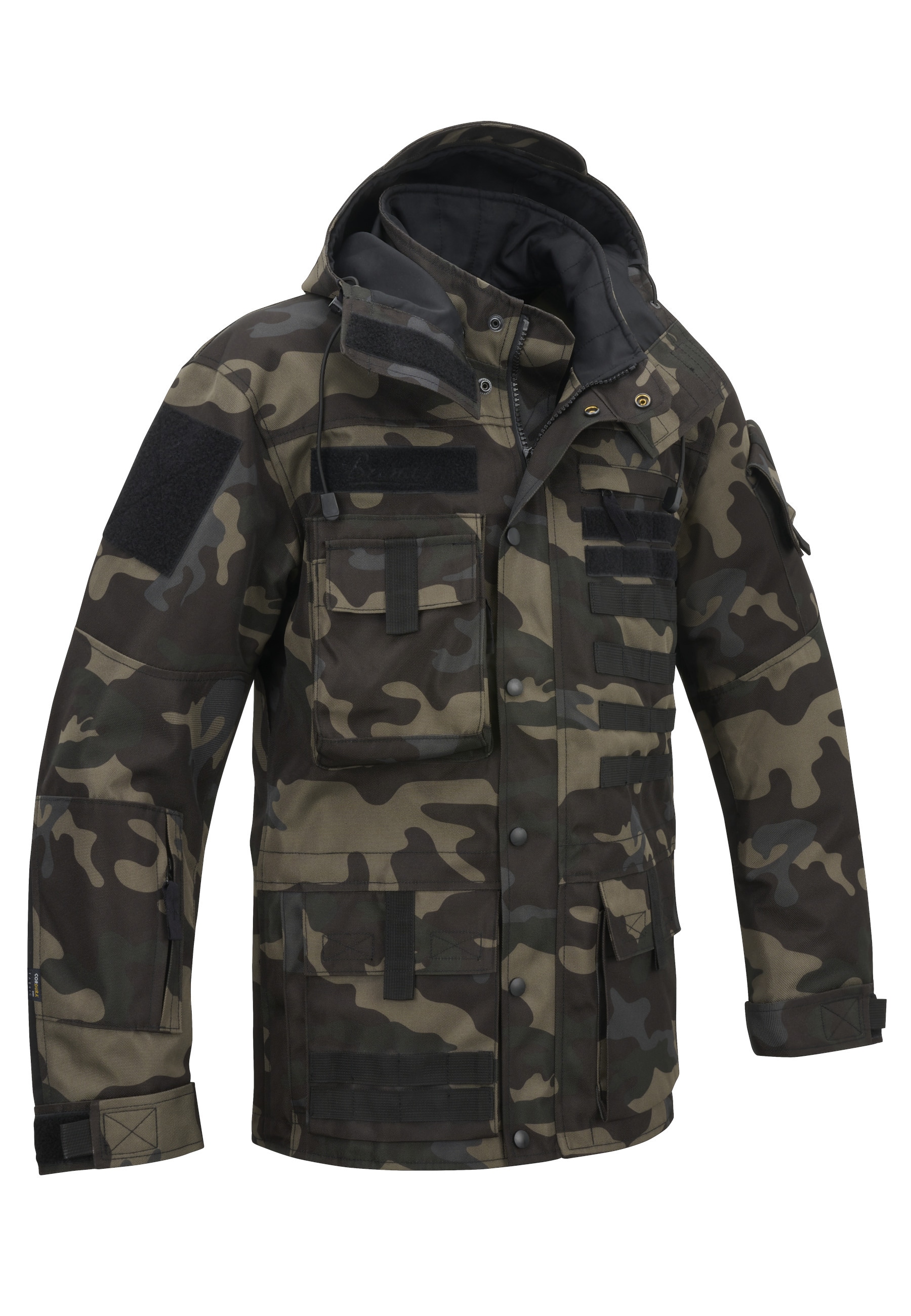 Brandit Outdoorjacke "Brandit Herren Performance Outdoorjacket" 1 Stk. tlg. mit Kapuze