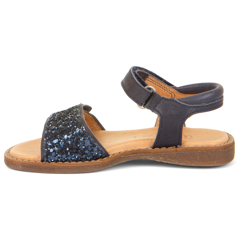 froddo® Sandale »Lore Sparkle«, Sommerschuh, Klettschuh, Sandalette, mit zwei Klettverschlüsse