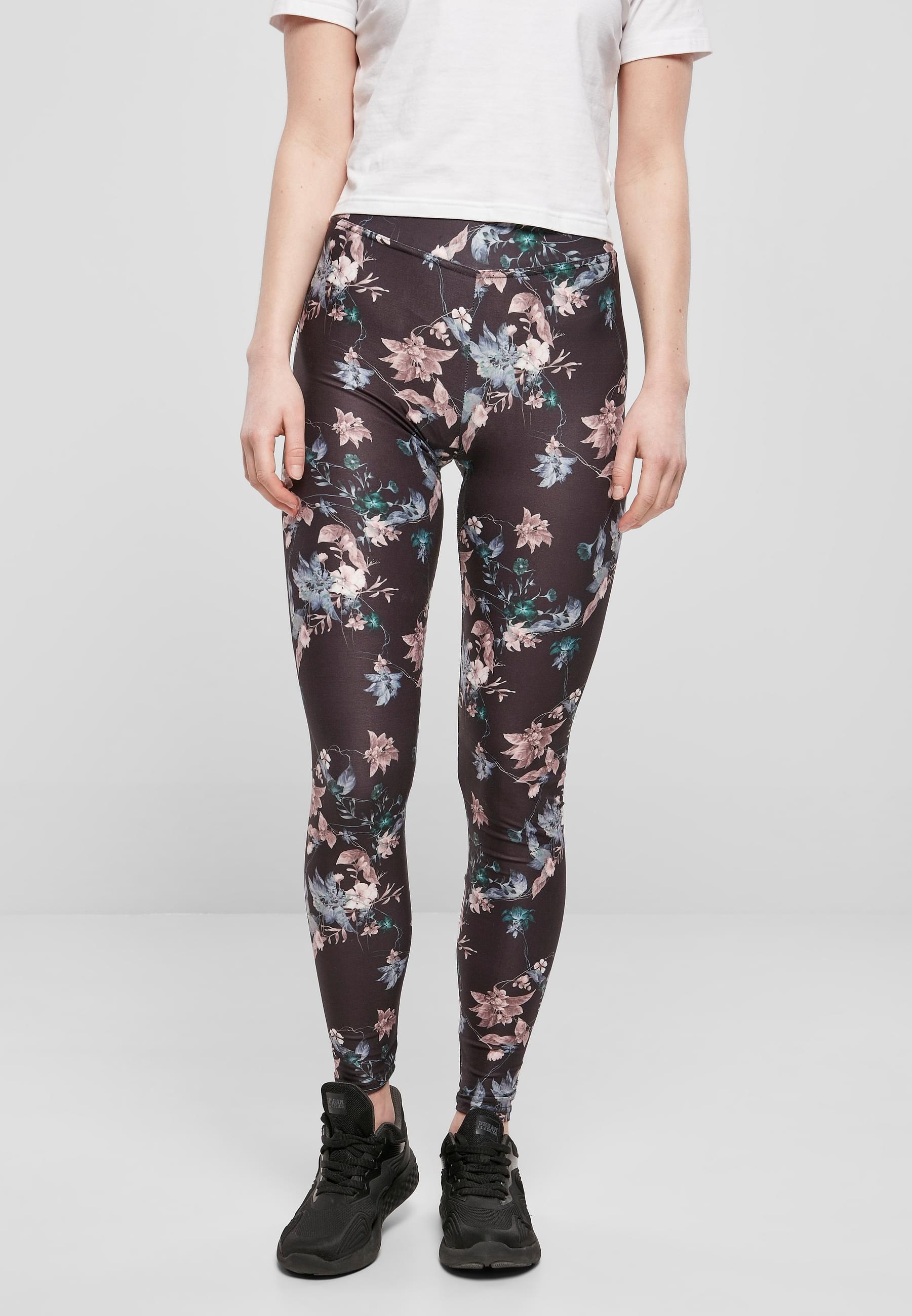 URBAN CLASSICS Leggings »Urban Classics Damen Ladies Soft AOP Leggings«, (1 tlg.)