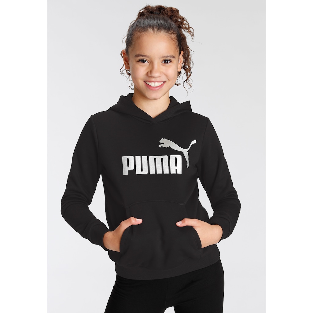 PUMA Kapuzensweatshirt »ESS+ LOGO HOODIE FL G«