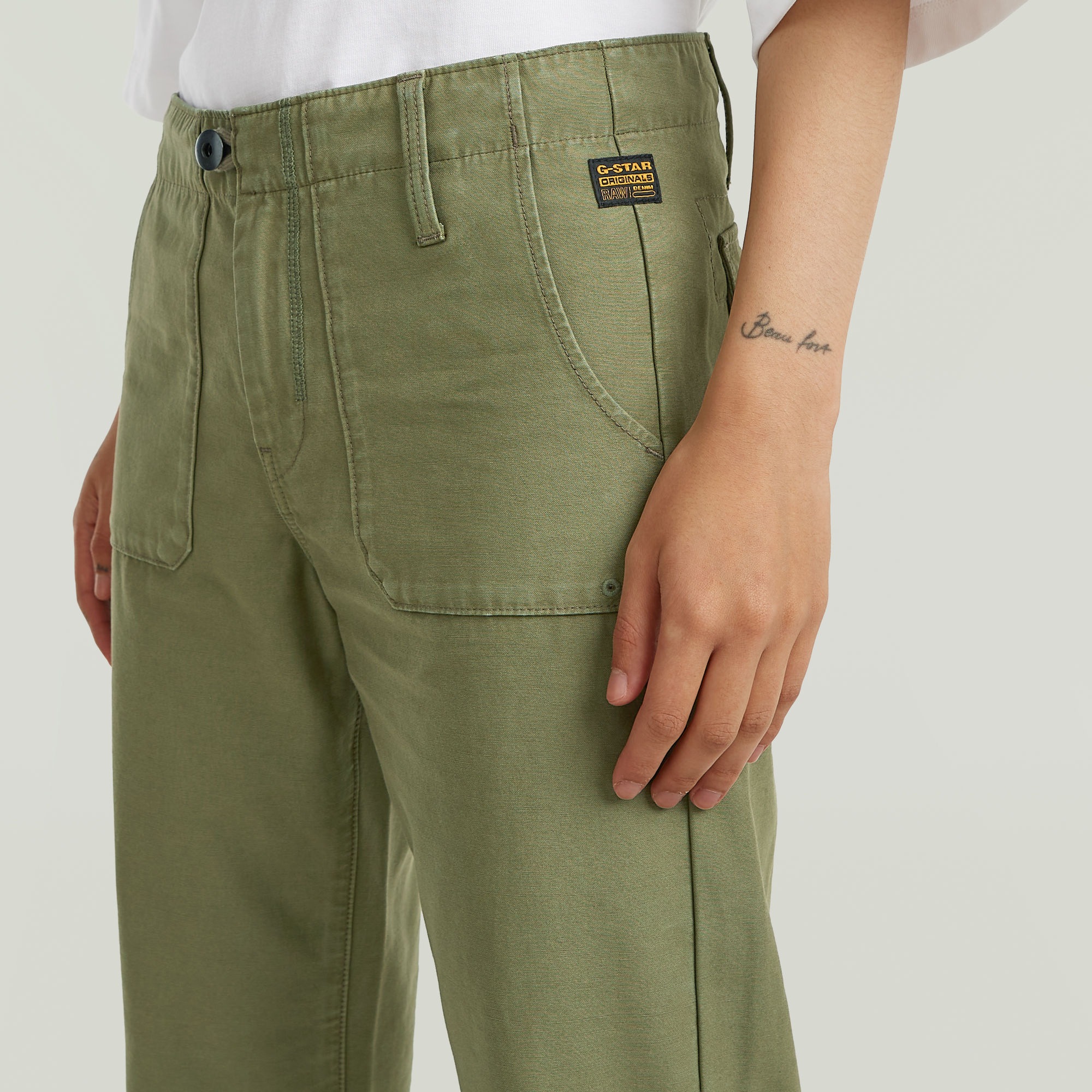 G-STAR Boyfriend-Hose »Regular Track O5P Fatigue«  mit niedrigem Bund, Relaxed Fit