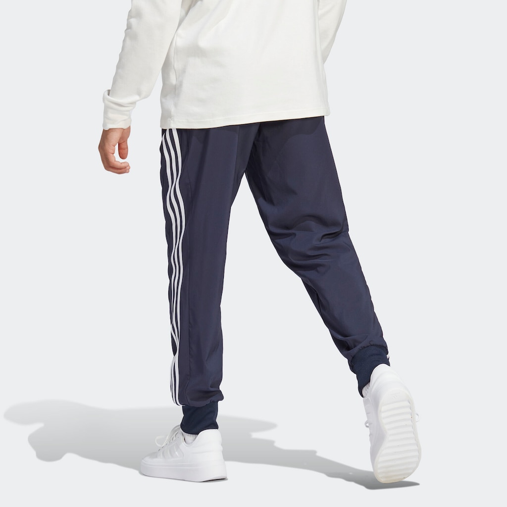 adidas Sportswear Sporthose »AEROREADY ESSENTIALS TAPERED CUFF WOVEN 3STREIFEN HOSE«, (1 tlg.)