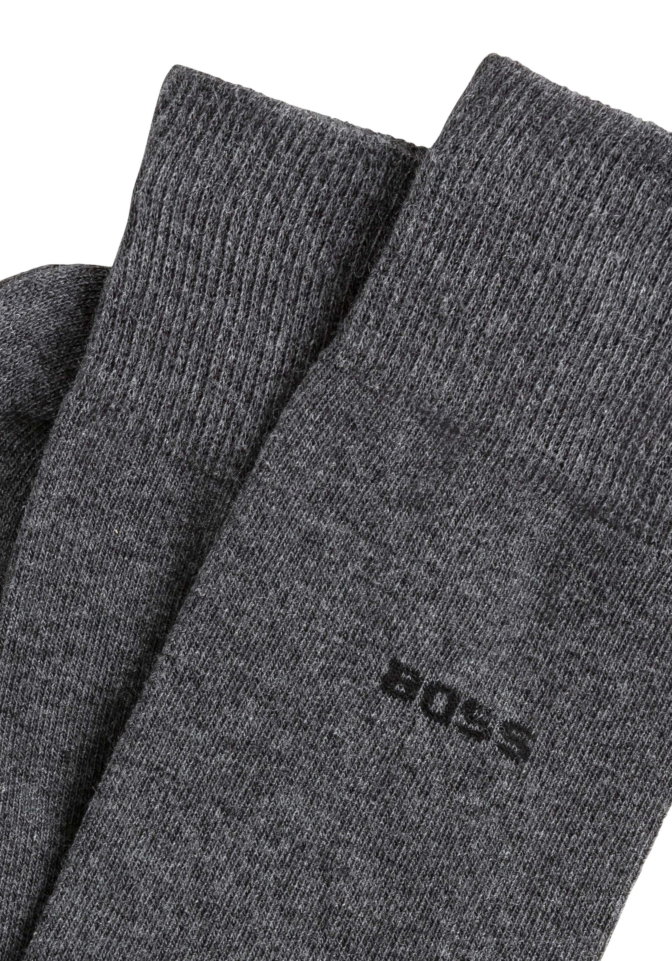 BOSS Businesssocken »2P RS Uni CC«, (Packung, 2 Paar, 2er), mit Markenlogo