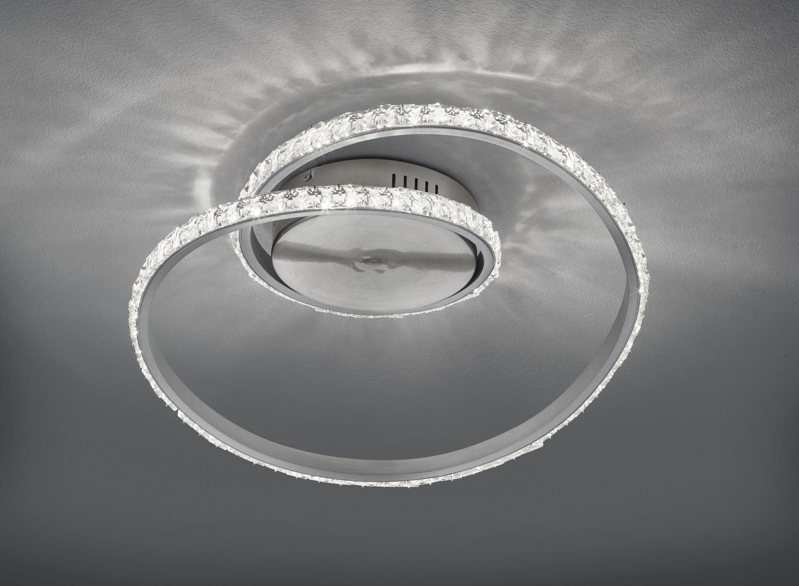REALITY Leuchten LED Deckenleuchte »Rubin«, 1 flammig, Leuchtmittel LED-Board | LED fest integriert, Fernbedienung,integrierter Dimmer,Nachtlicht,RGBW-Farbwechsler
