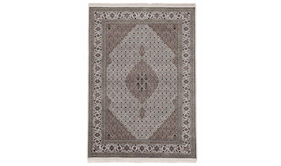 Orientteppich »Tabriz Mahi«, rechteckig, handgeknüpft, Wohnzimmer, reine Wolle