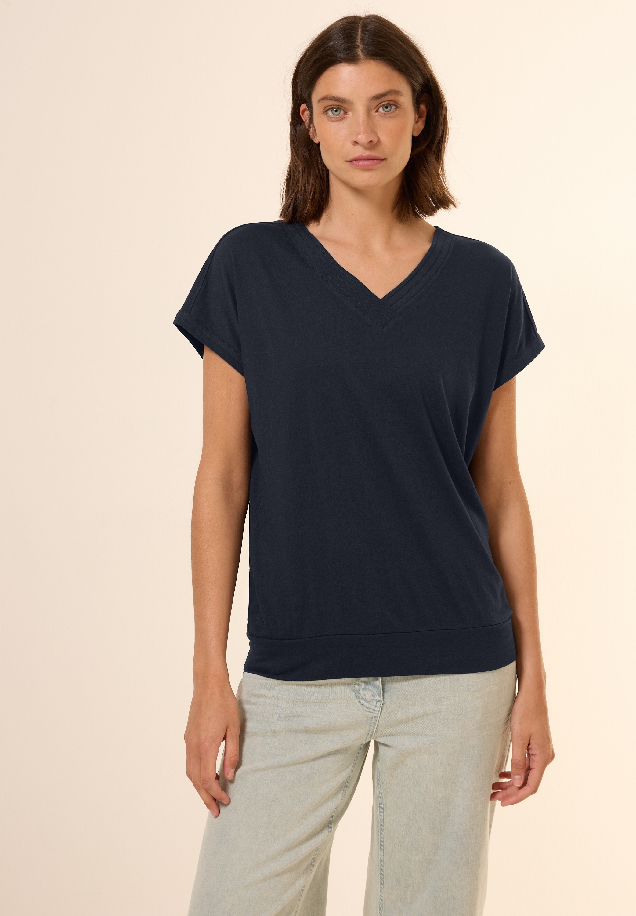 Cecil T-Shirt, im soften Baumwoll-Mix günstig online kaufen