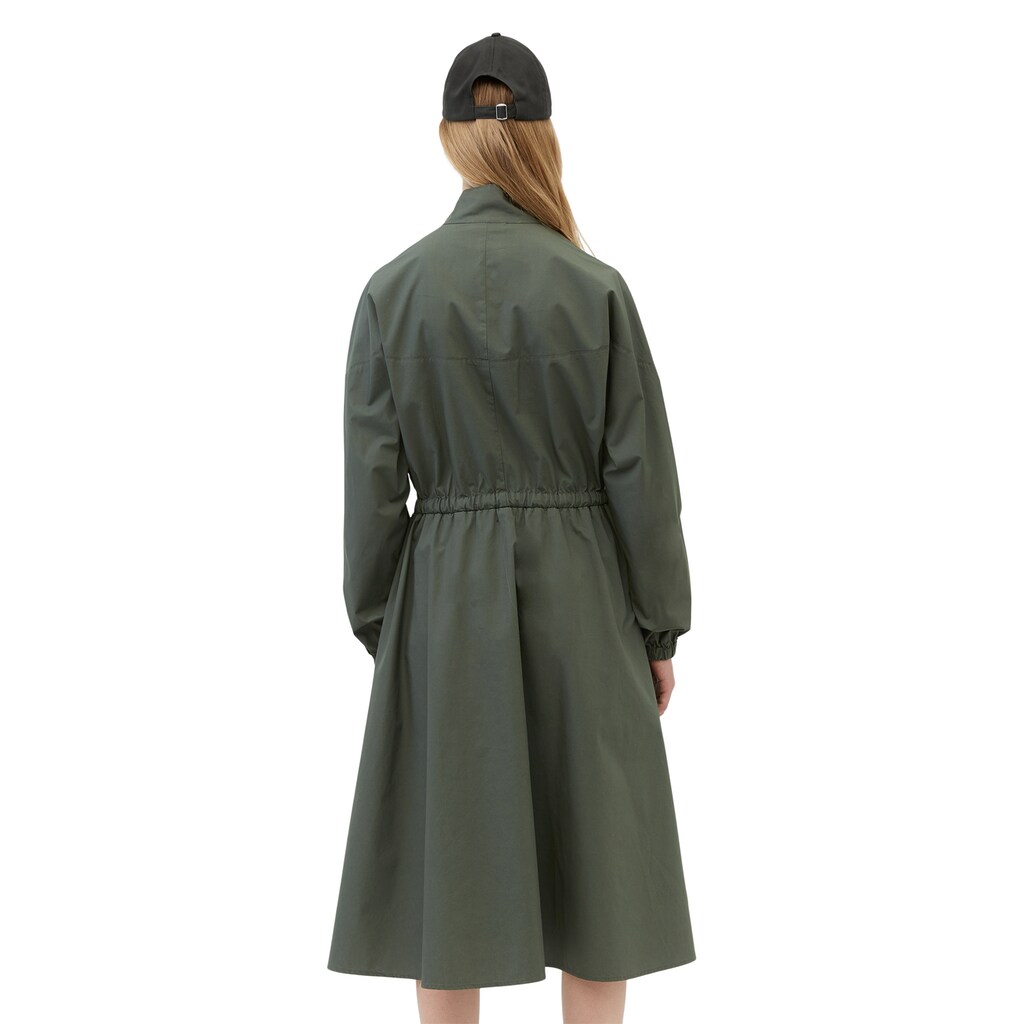 Damenmode Kleider Marc O'Polo DENIM Blusenkleid »aus reinem Bio-Baumwoll-Popelin« grün Damenmode Kleider Marc O'Polo DENIM Blusenkleid »aus reinem Bio-Baumwoll-Popelin« grün