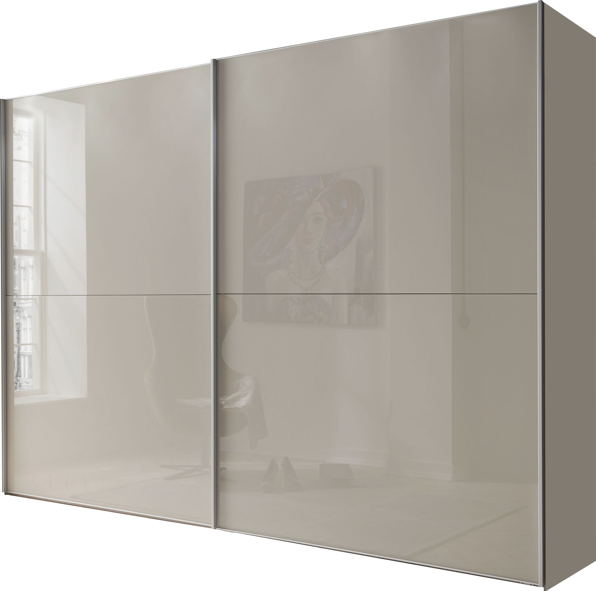 Schwebetürenschrank »Orion«, Glasfront