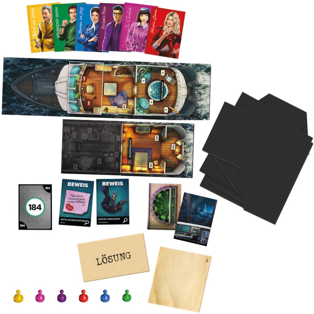 Hasbro Spiel »Cluedo Sabotage auf hoher See«