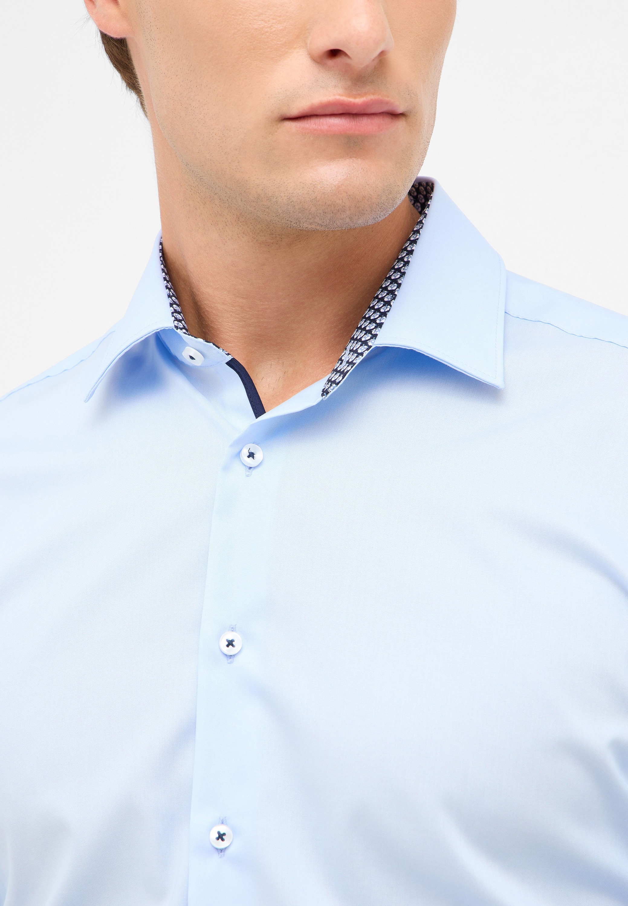 Eterna Langarmhemd »SLIM FIT« NON IRON (bügelfrei)