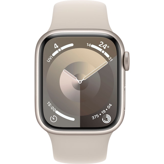 Apple Smartwatch »Watch Series 9 GPS Aluminium 41mm S/M«, (Watch OS 10) |  BAUR