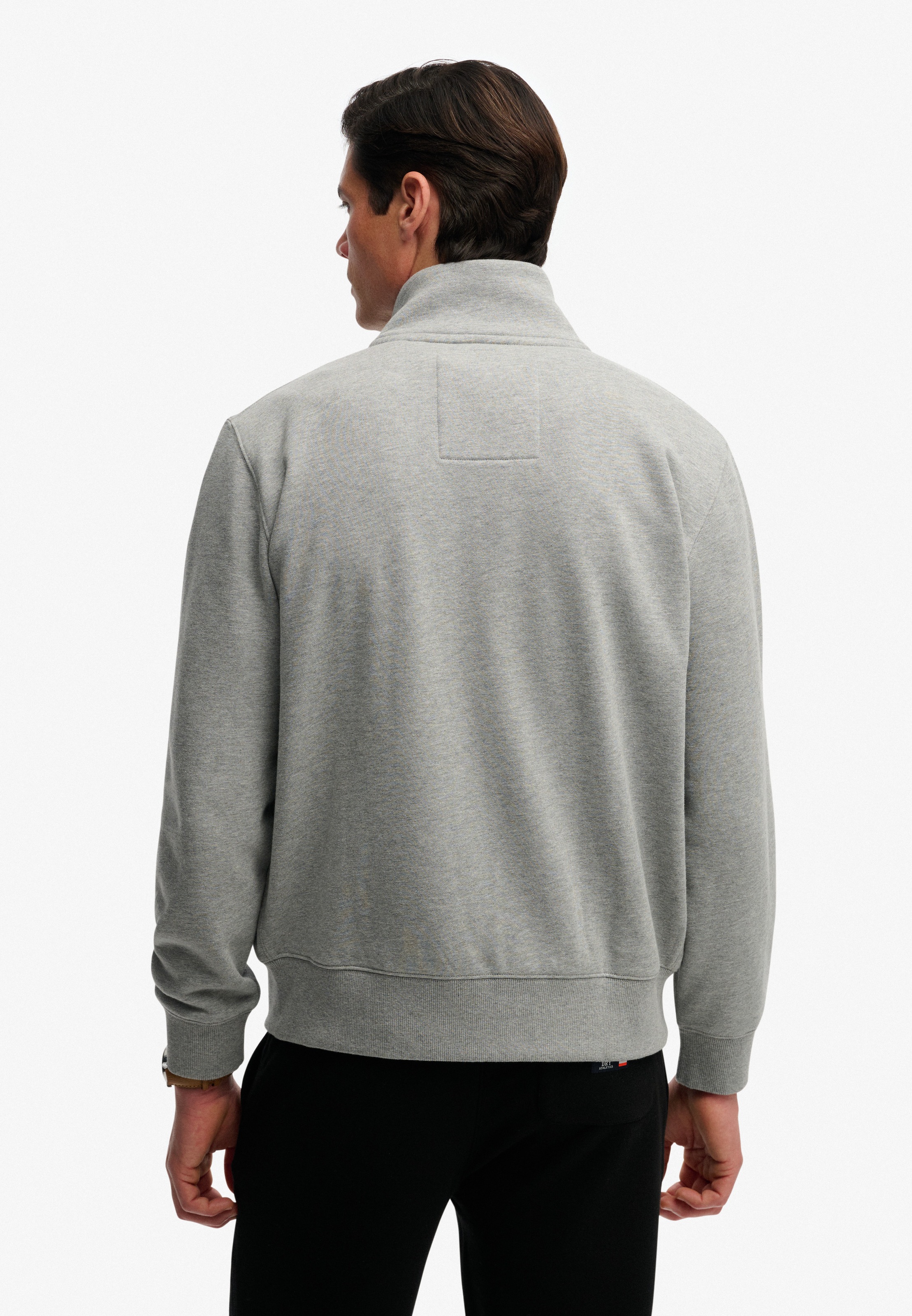 Superdry Sweat-shirt à Zip Essential Logo Sleet Grey Marl XL Homme 6