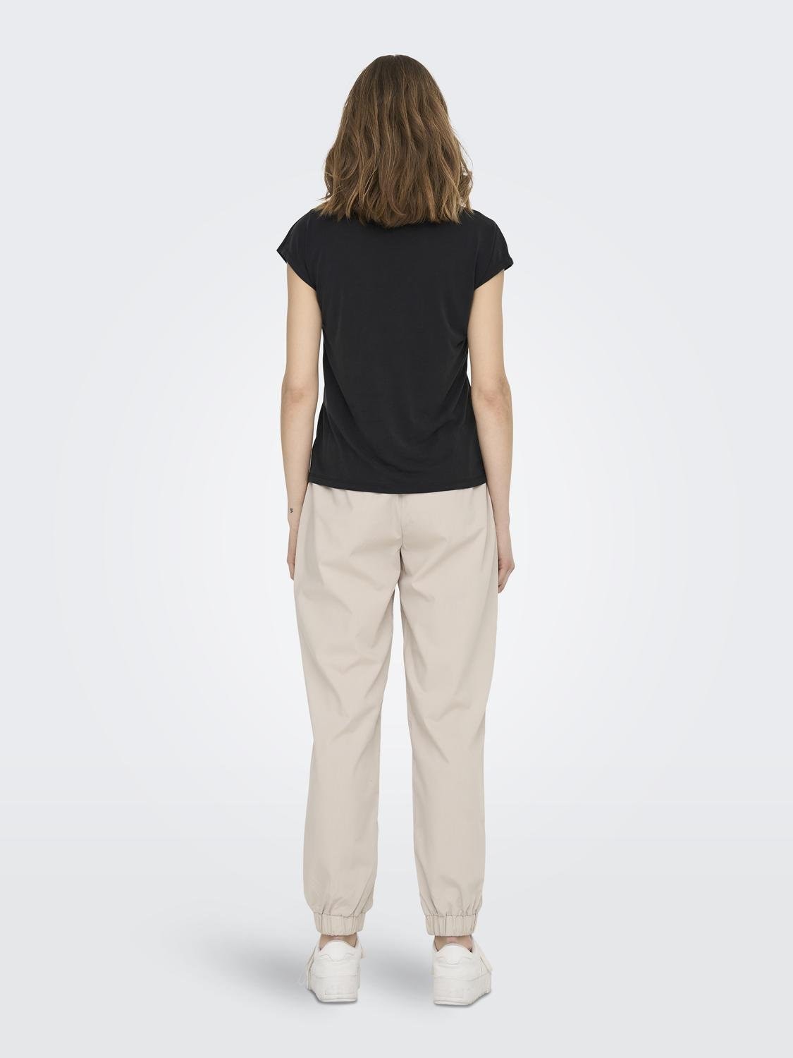 ONLY V-Shirt »ONLFREE S/S MODAL V-NEC TOP BOX JRS NOOS«