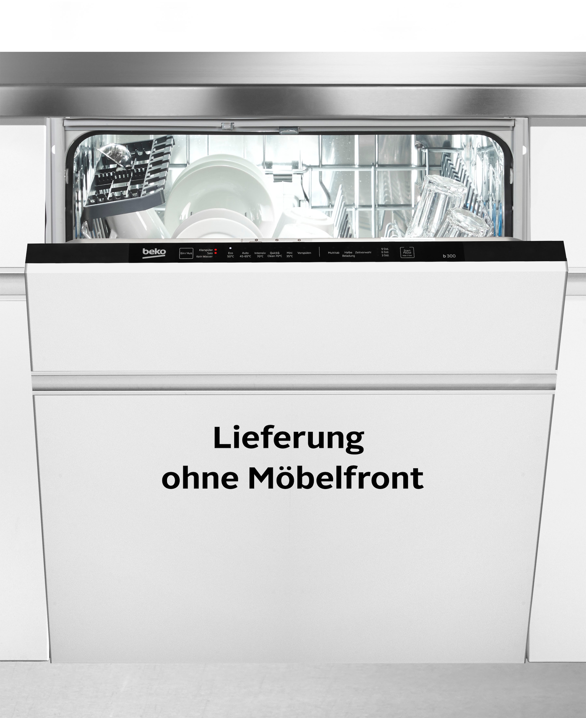 BEKO vollintegrierbarer Geschirrspüler »BDIN16O30 7677301677«, BDIN16O30 7677301677, 14 Maßgedecke