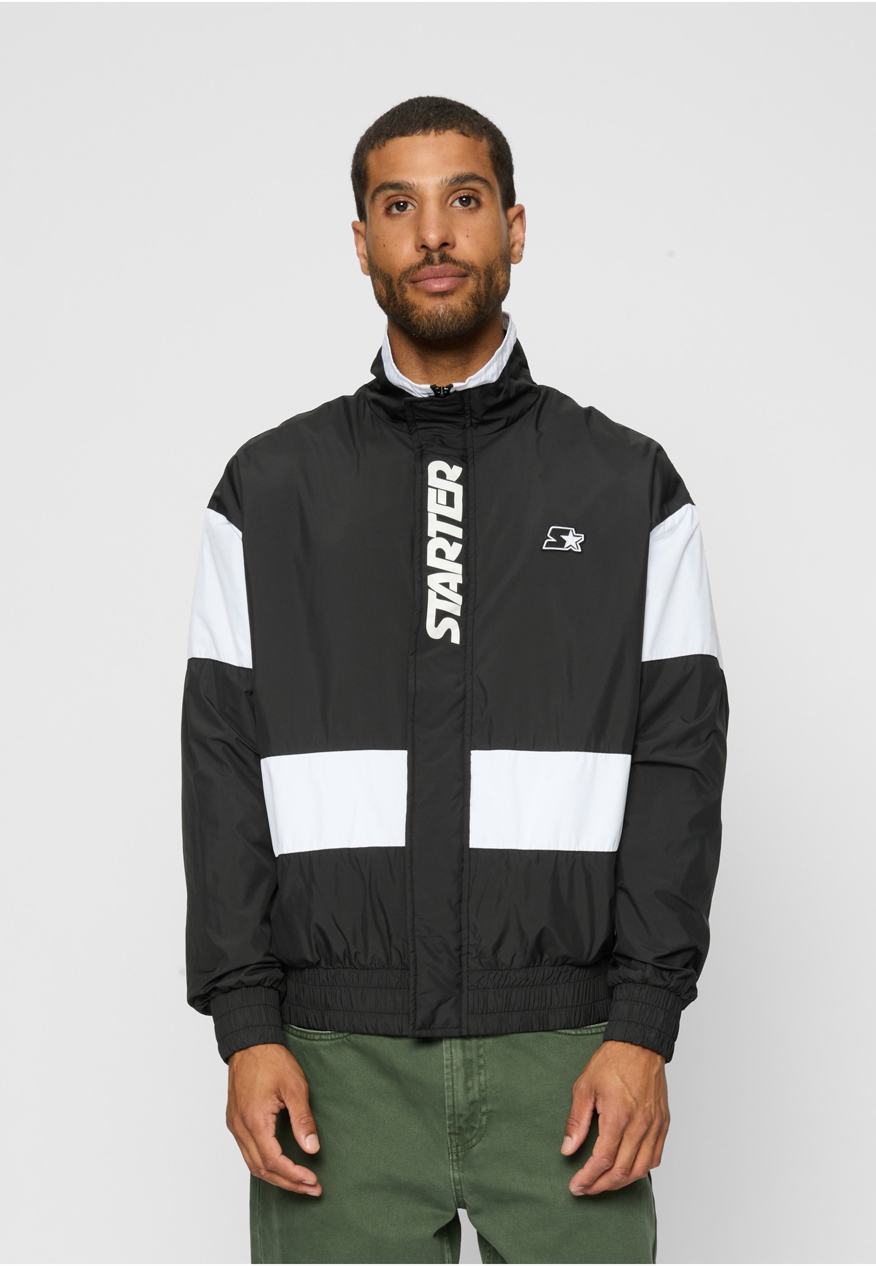Starter Black Label Allwetterjacke »Starter Black Label Herren Starter Retro Track Jacket« 1 Stk. tlg. ohne Kapuze