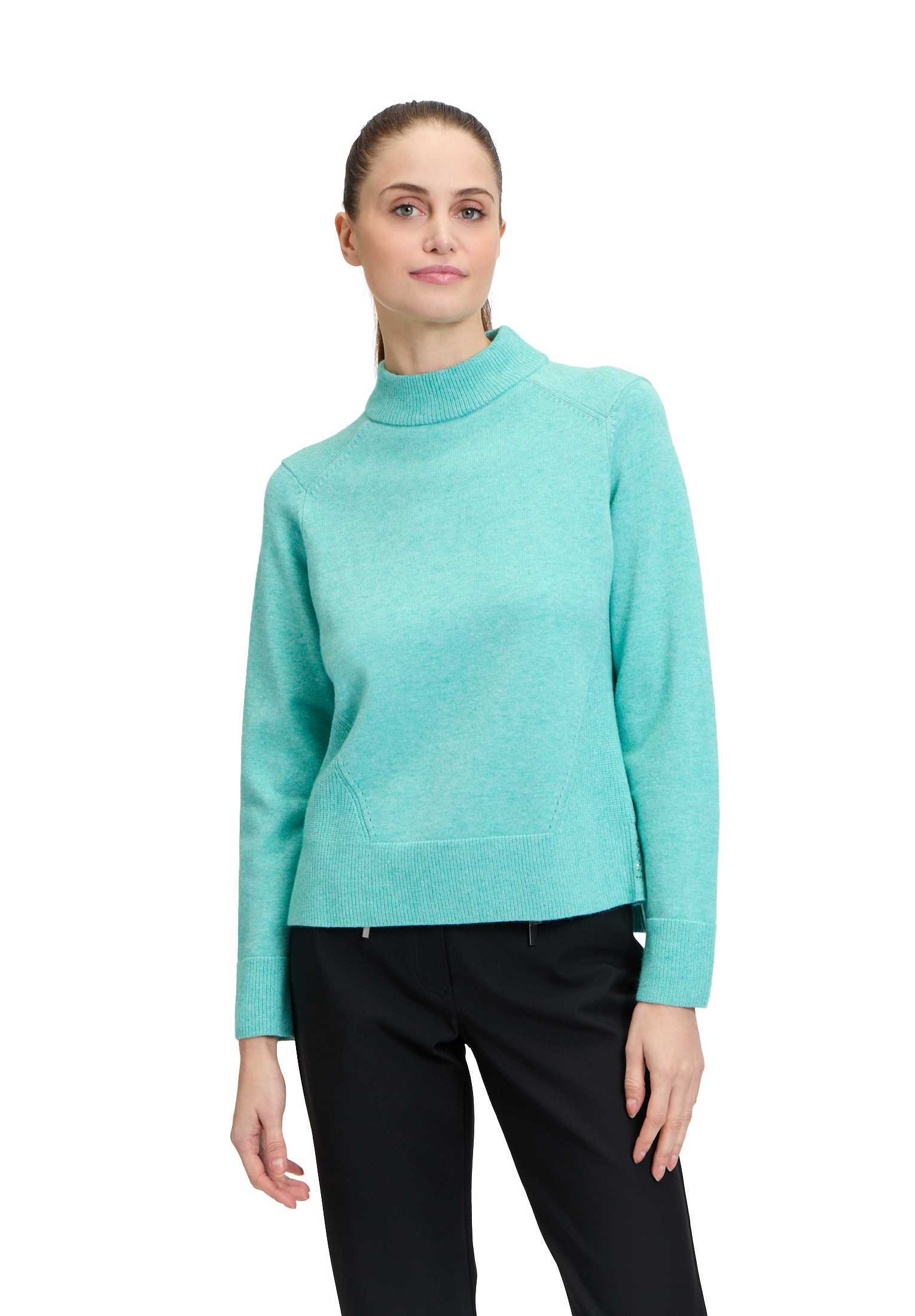 Betty Barclay Strickpullover "Betty Barclay Damen Feinstrickpullover mit Ri günstig online kaufen